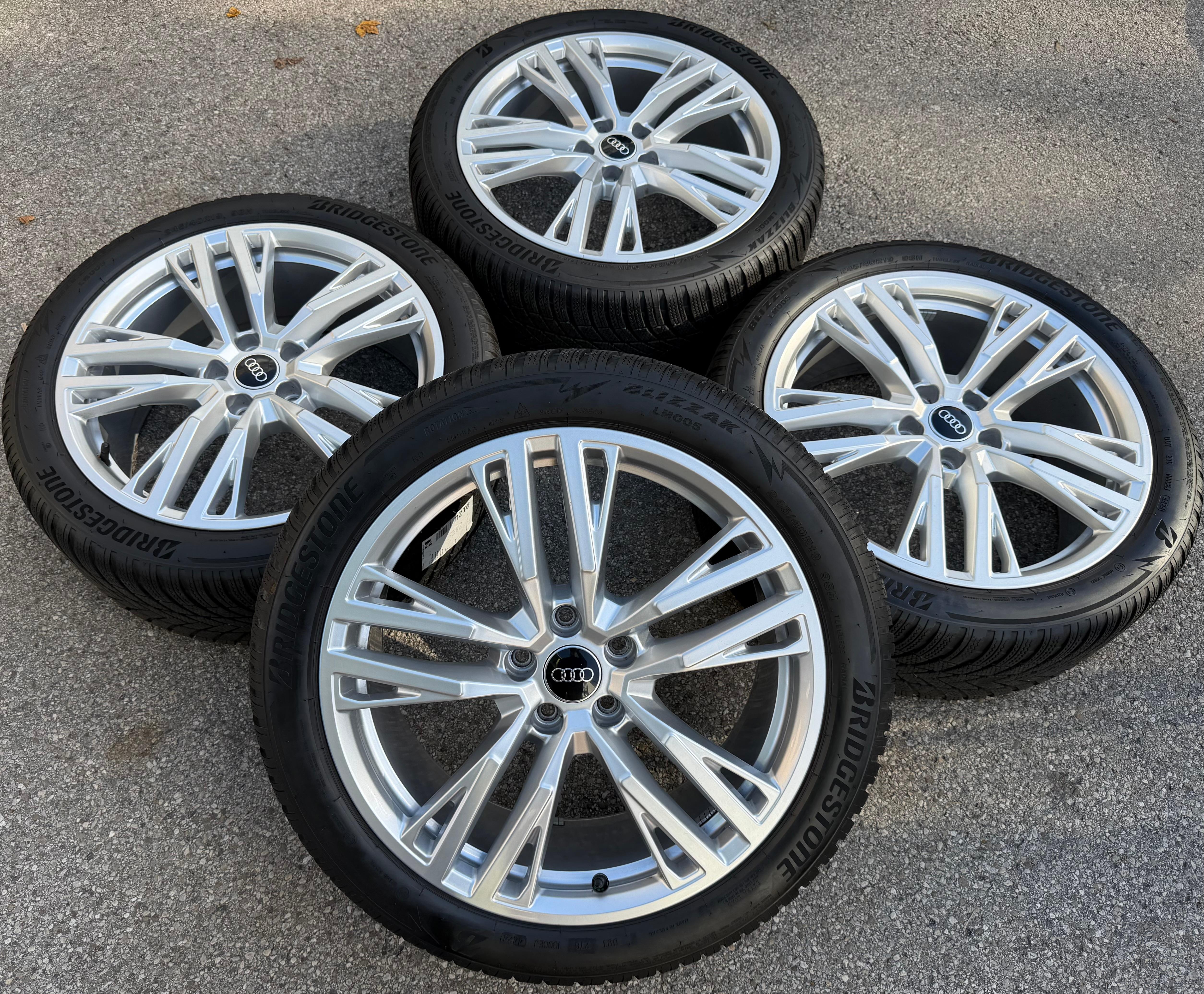 4 RUEDAS DE INVIERNO ORIGINALES DE ALEACIÓN DE 19" PARA AUDI A5 S5 FU2 B10 8B3601025AS 245/40R19 98H 2024