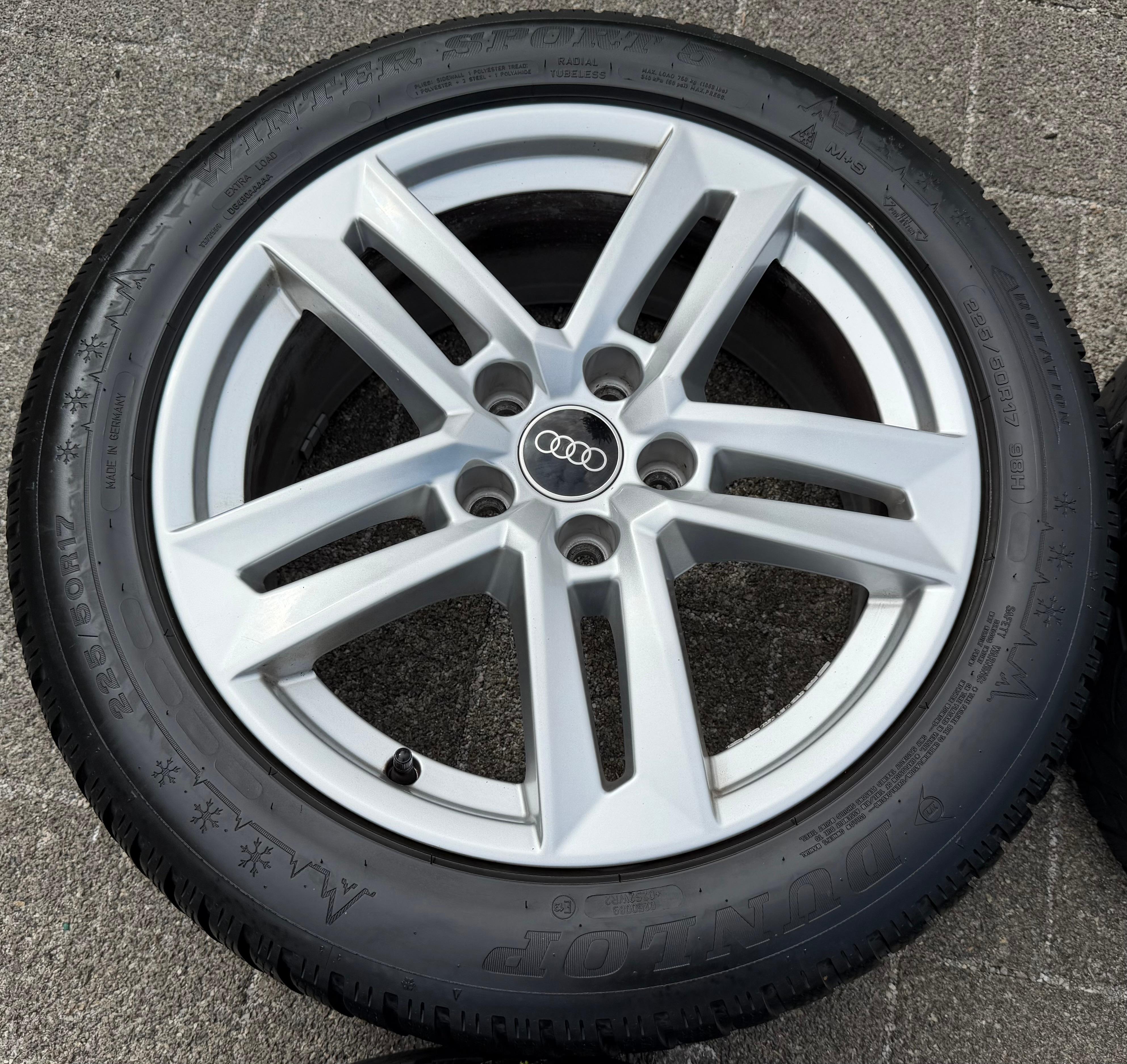 4 llantas de aleación originales de 17" para Audi A4 8W B9 8W0601025P 7x17 ET42