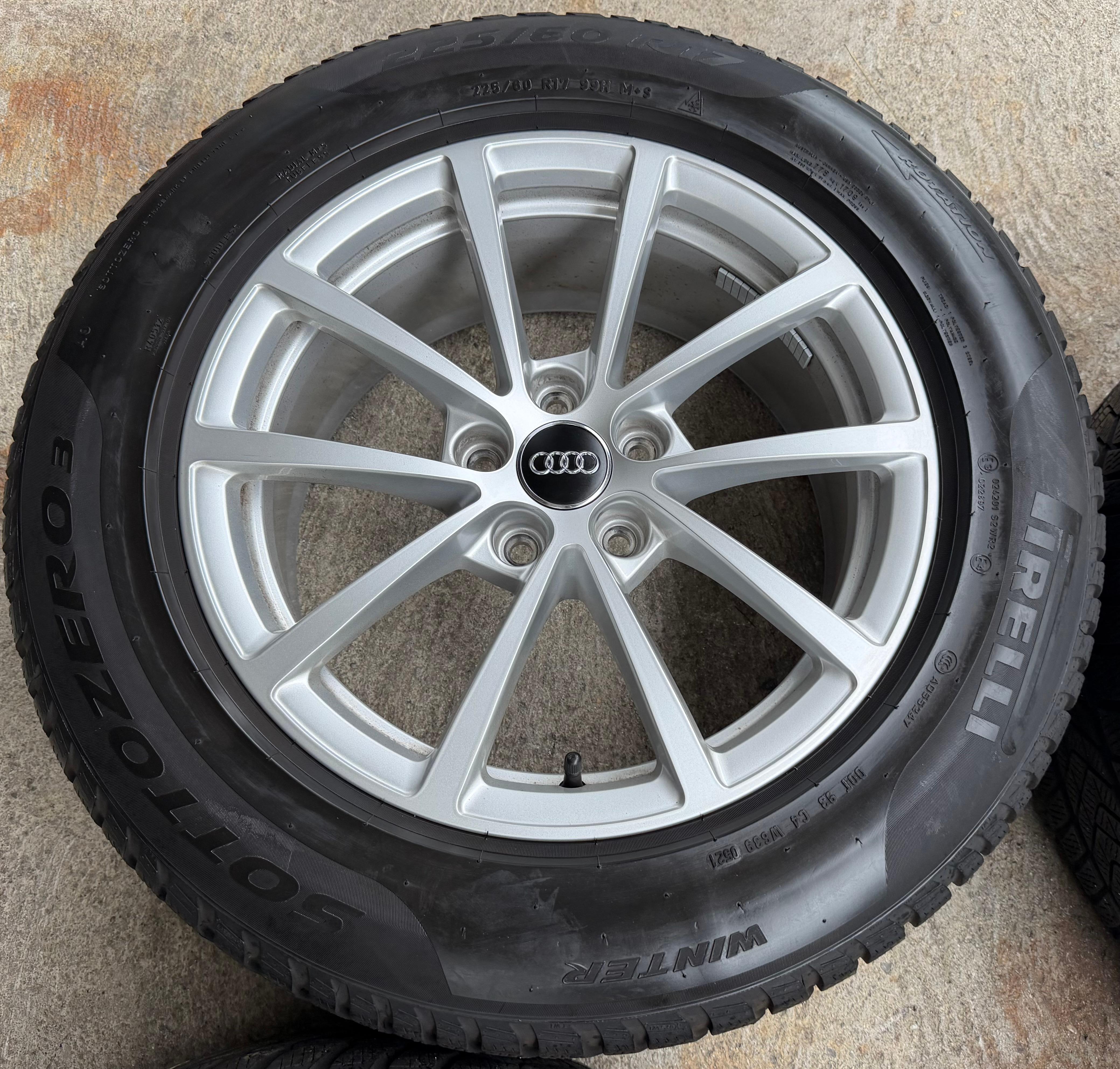 4 ORIGINAL 17" ALUFELGEN FELGEN AUDI A6 + AVANT 4K F2 C8 4K0601025 7,5x17 ET36