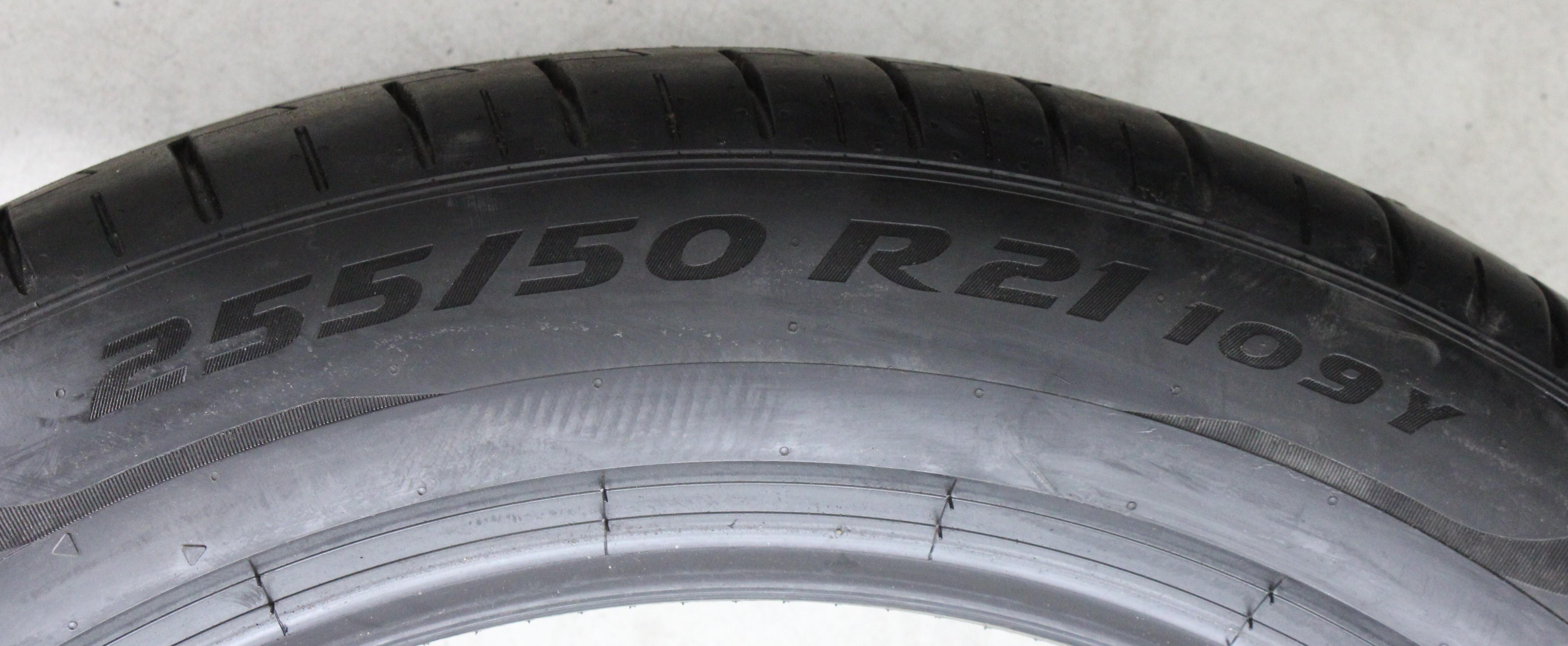4 x 255/50R21 109Y Sommerreifen Pirelli Pzero PZ4 * Elect 6,5mm 2020 PNCS