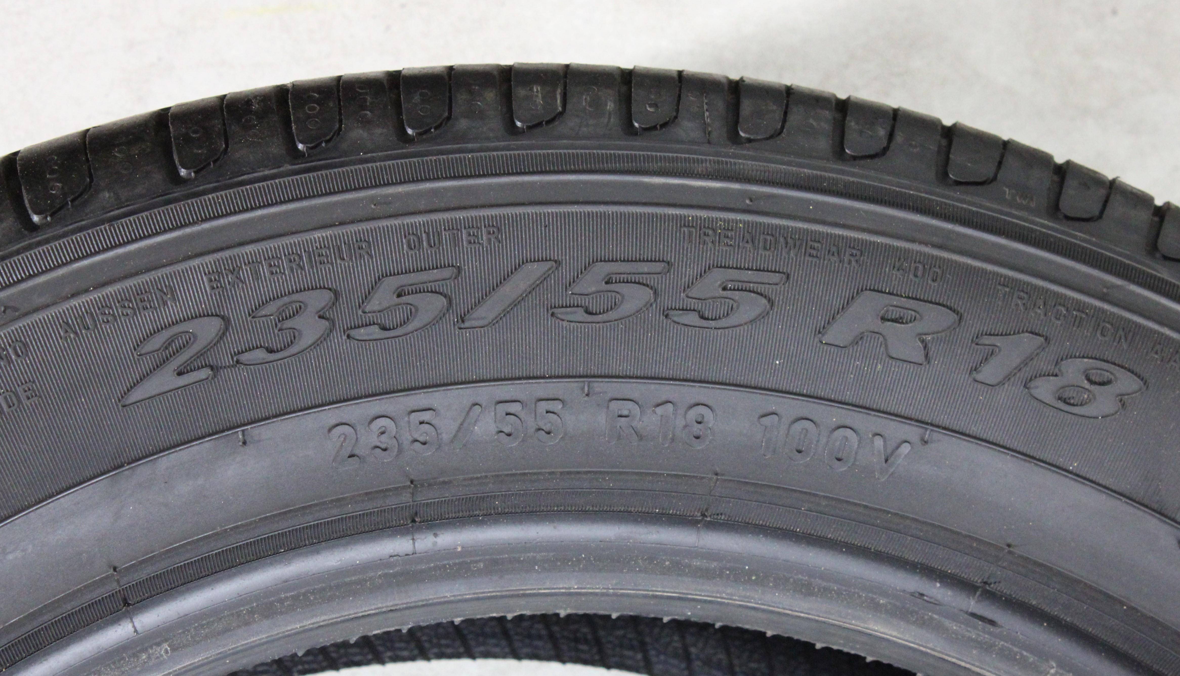 4 x 235/55R18 100V Sommerreifen Pirelli Scorpion Verde 2x 6-6,5mm und 2x 5-5,5mm 2018 Seal