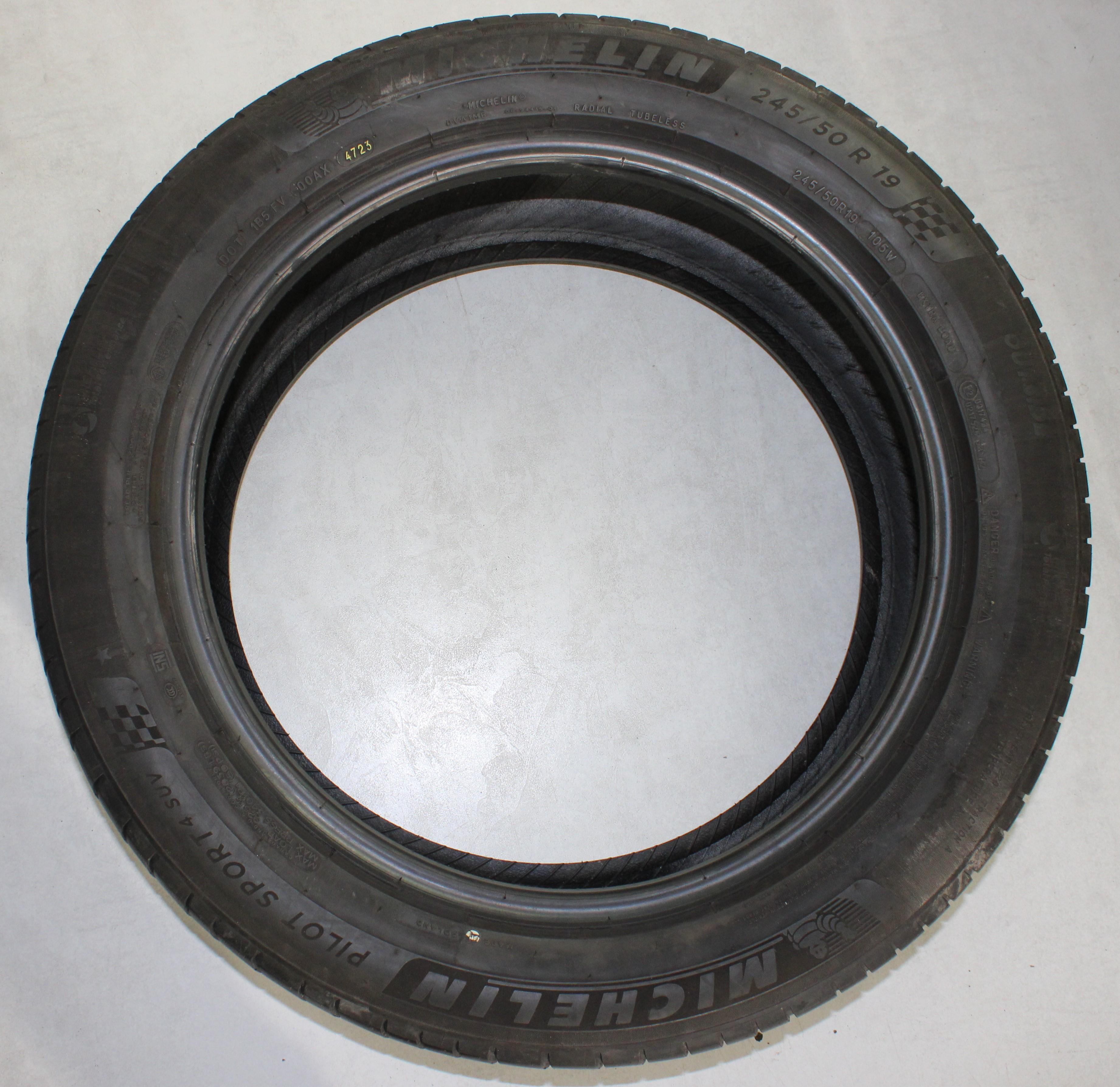 4 x 245/50R19 105W Sommerreifen Michelin Pilot Sport 4 SUV 2x4-4,5mm/2x4,5-5mm 2023 *