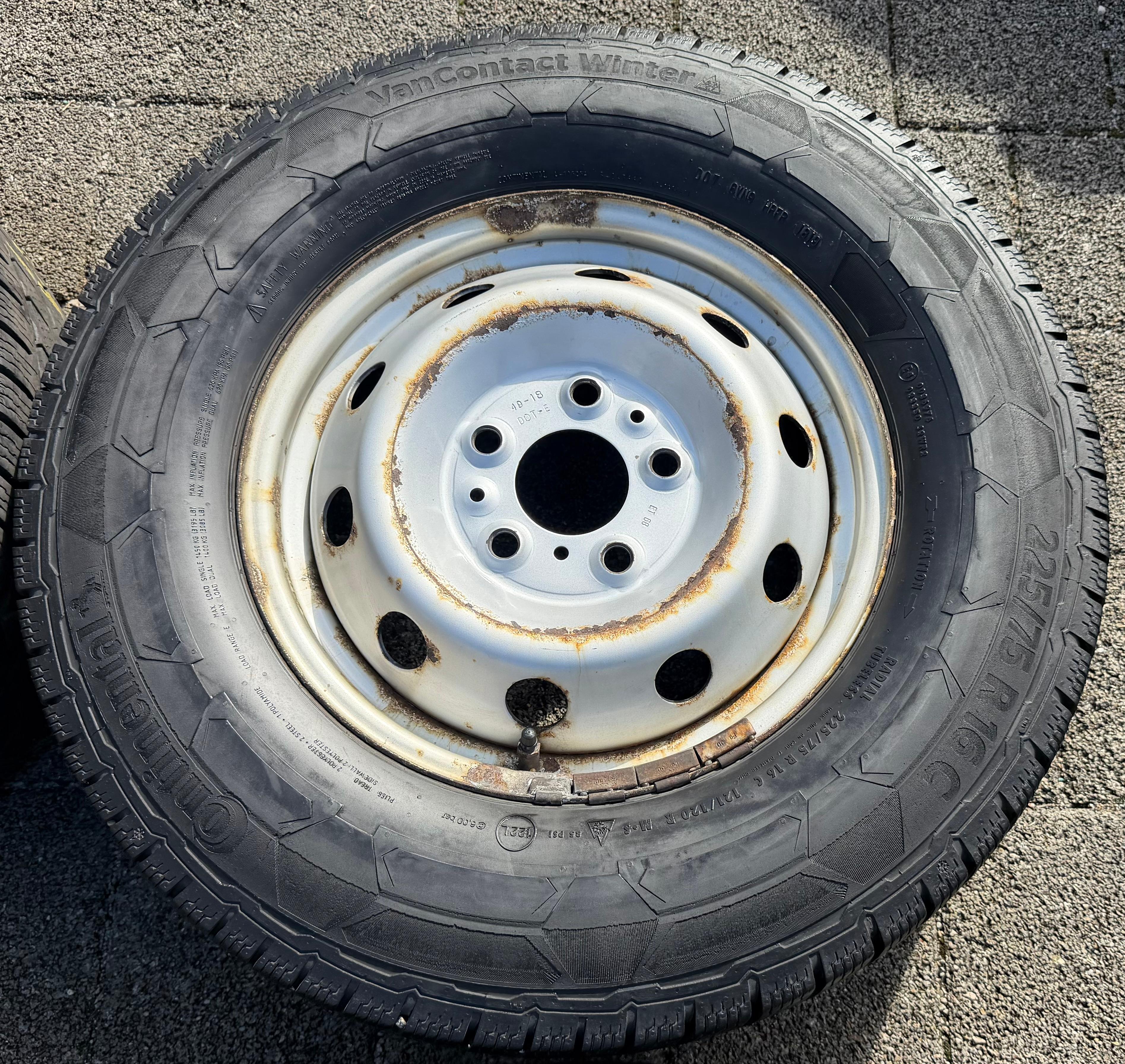 4 WInterräder Peugeot Boxer Fiat Ducato Maxi Citroen Jumper 225/75R16CP 121/120R
