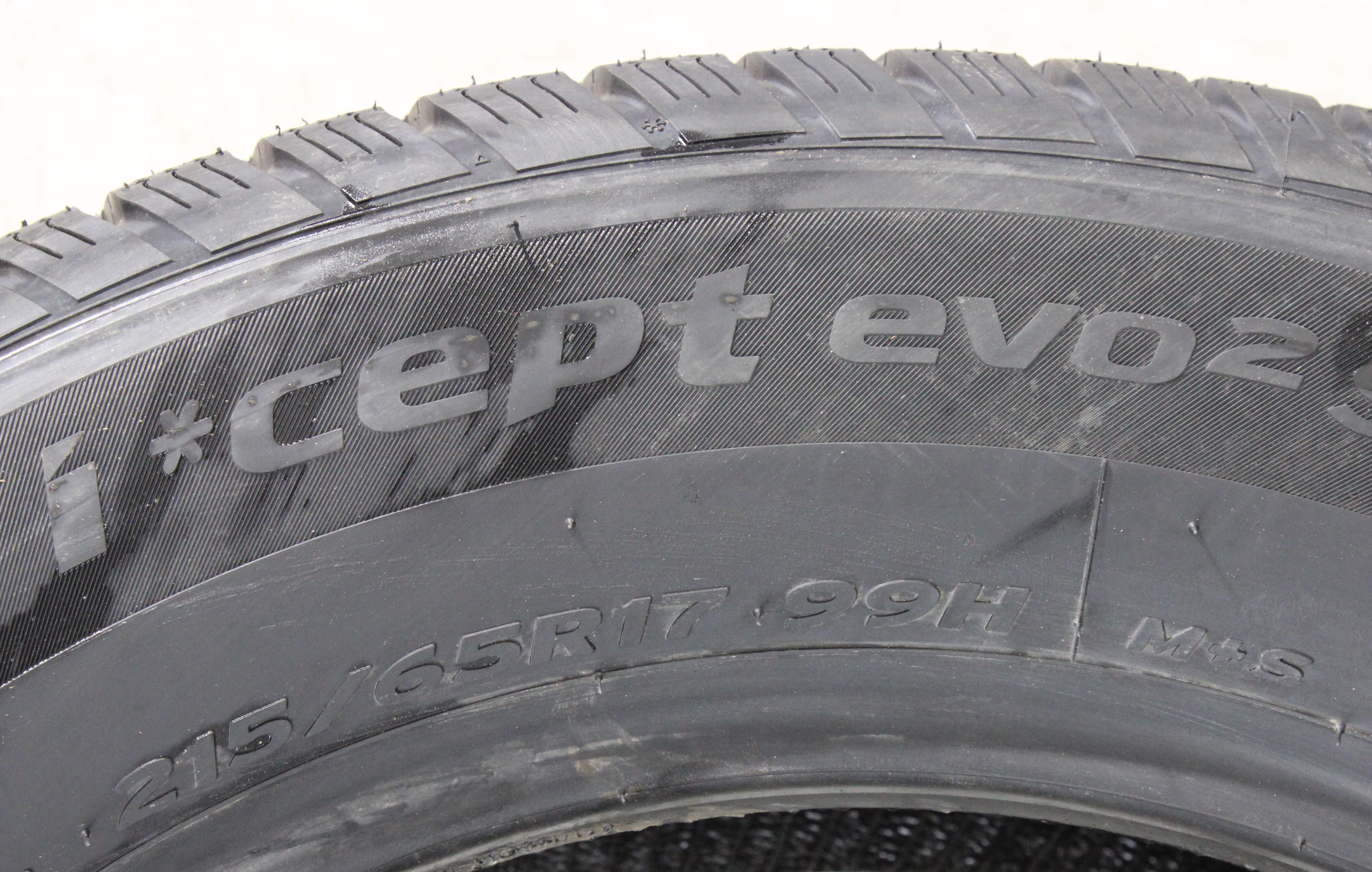 2 x 215/65R17 99H Winterreifen Hankook Winter I*Cept Evo 2 SUV AO NEU 2019