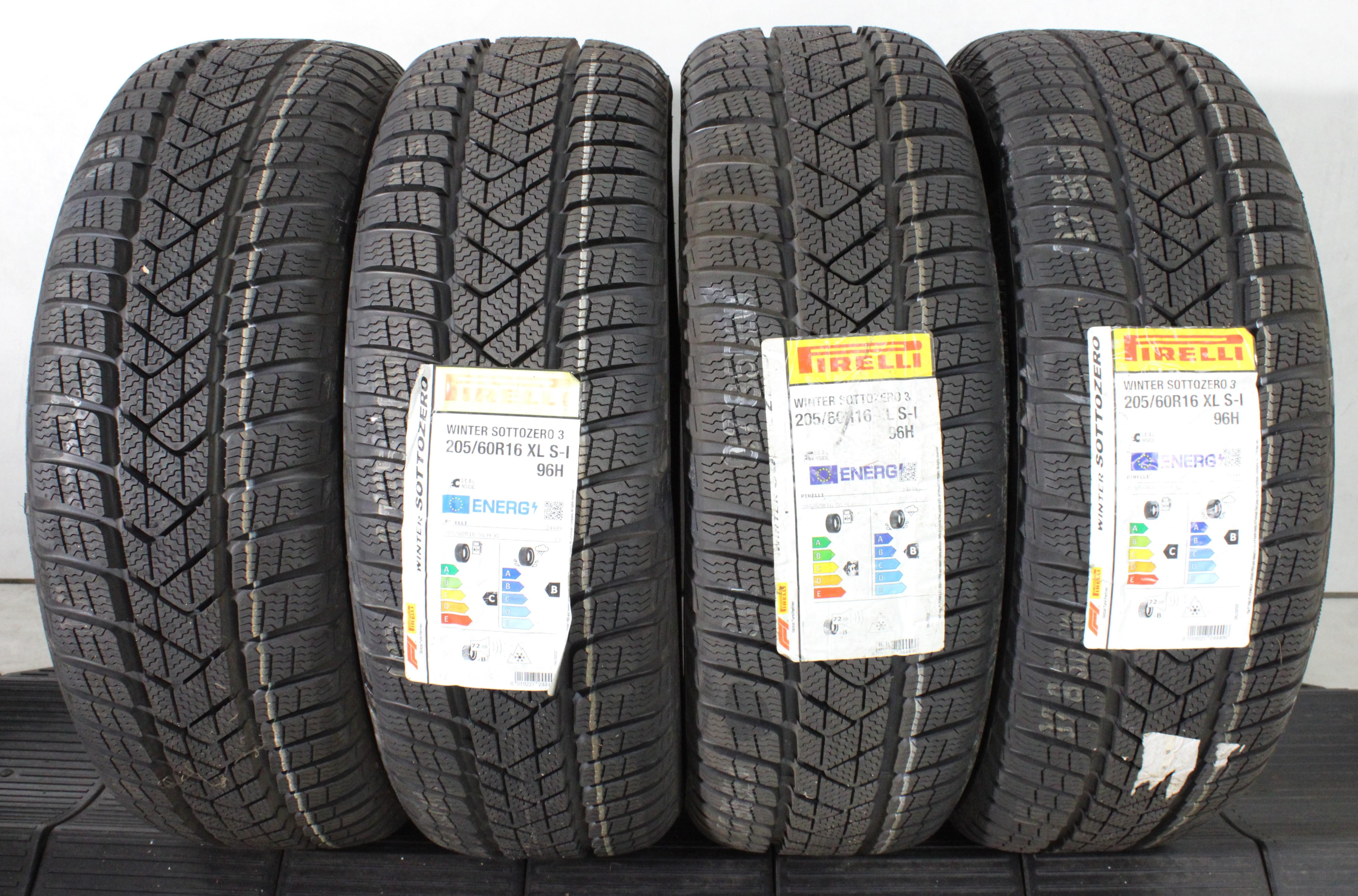 4 x 205/60R16 96H Winterreifen Pirelli Sottozero 3  2023 Seal NEU