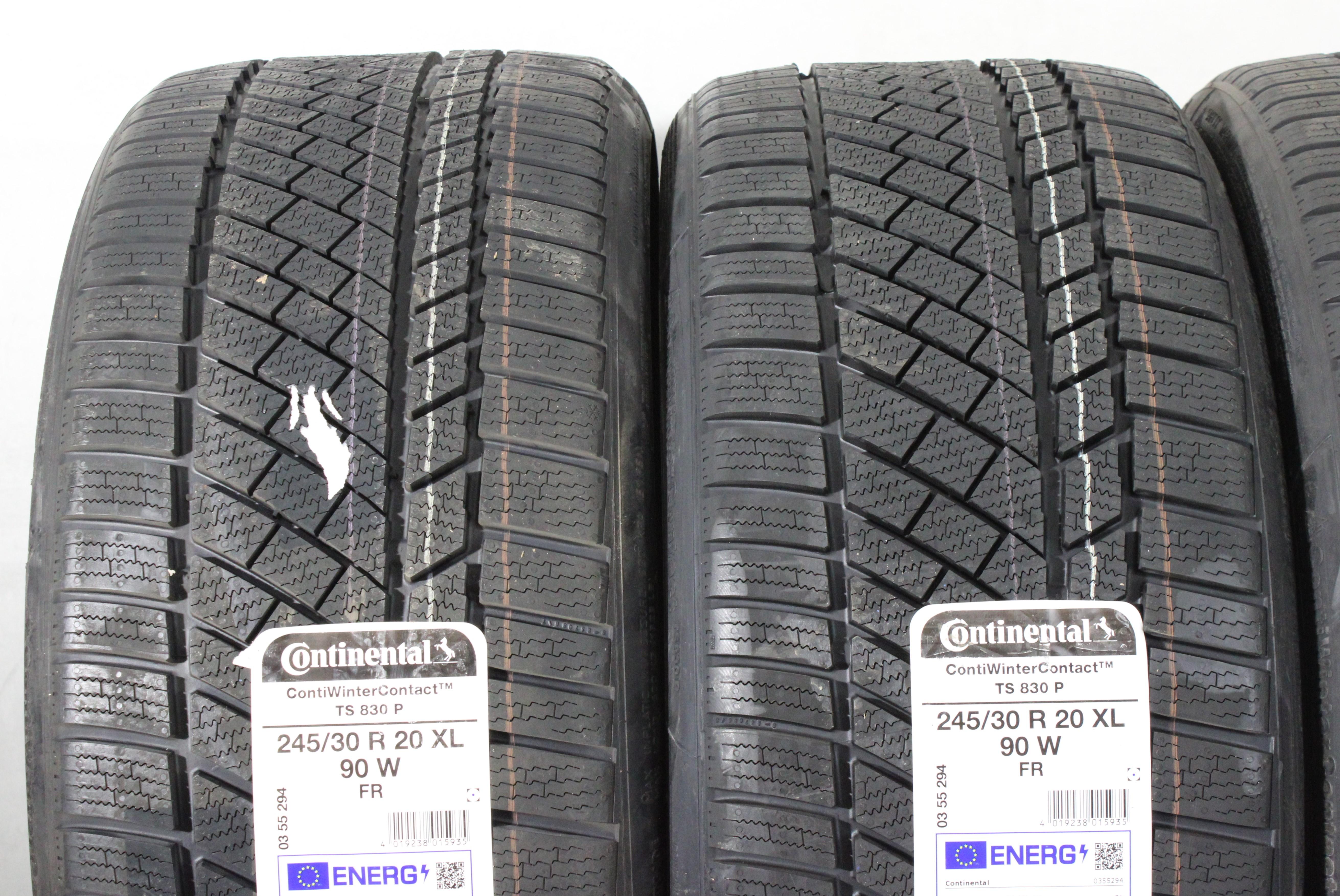 4 x 245/30R20 90W Winterreifen Continental Winter Contact TS830P 2022 XL