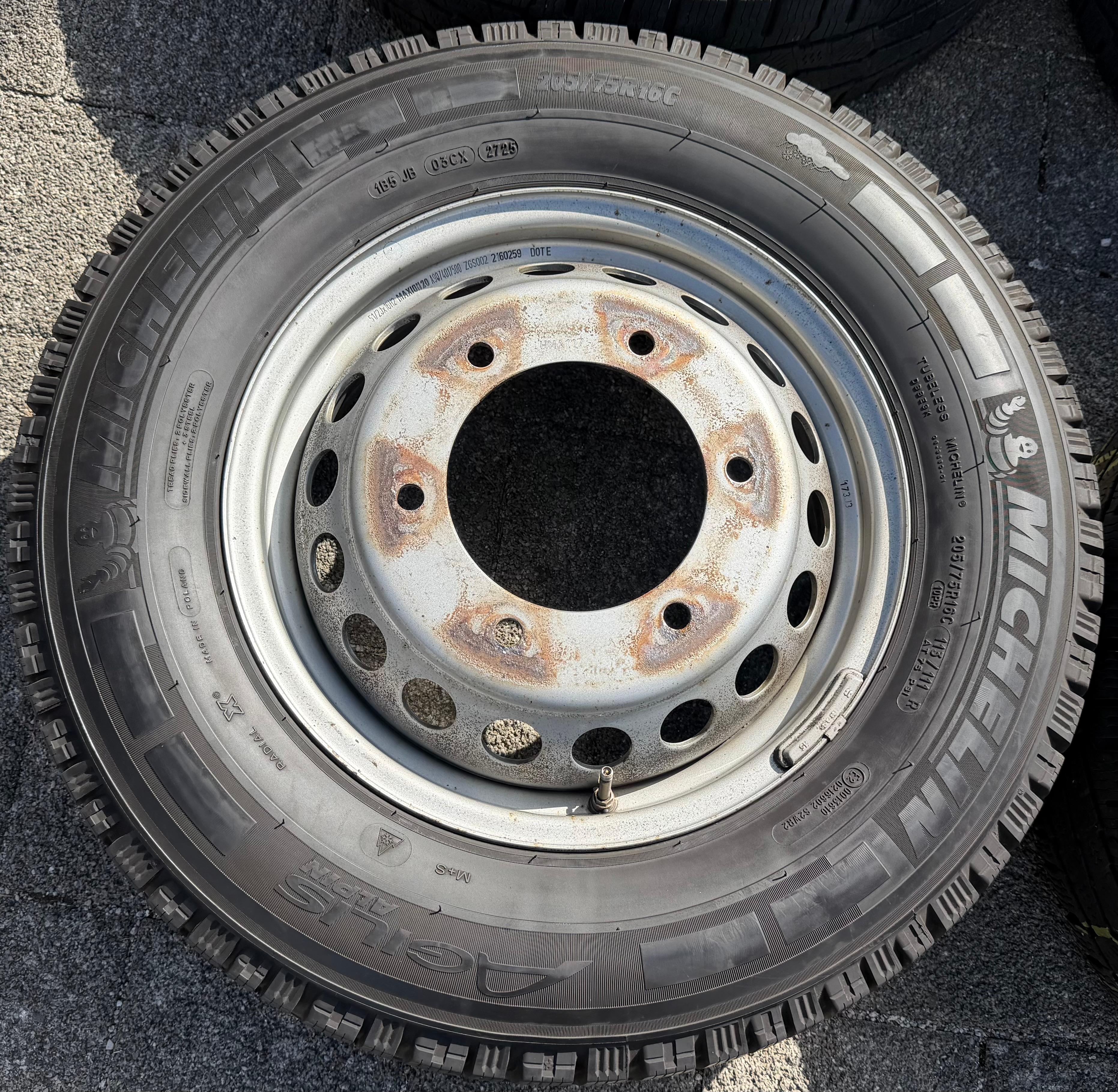6 x WINTERRÄDER MERCEDES SPRINTER W906 A9064013800 205/75R16C 113/111R