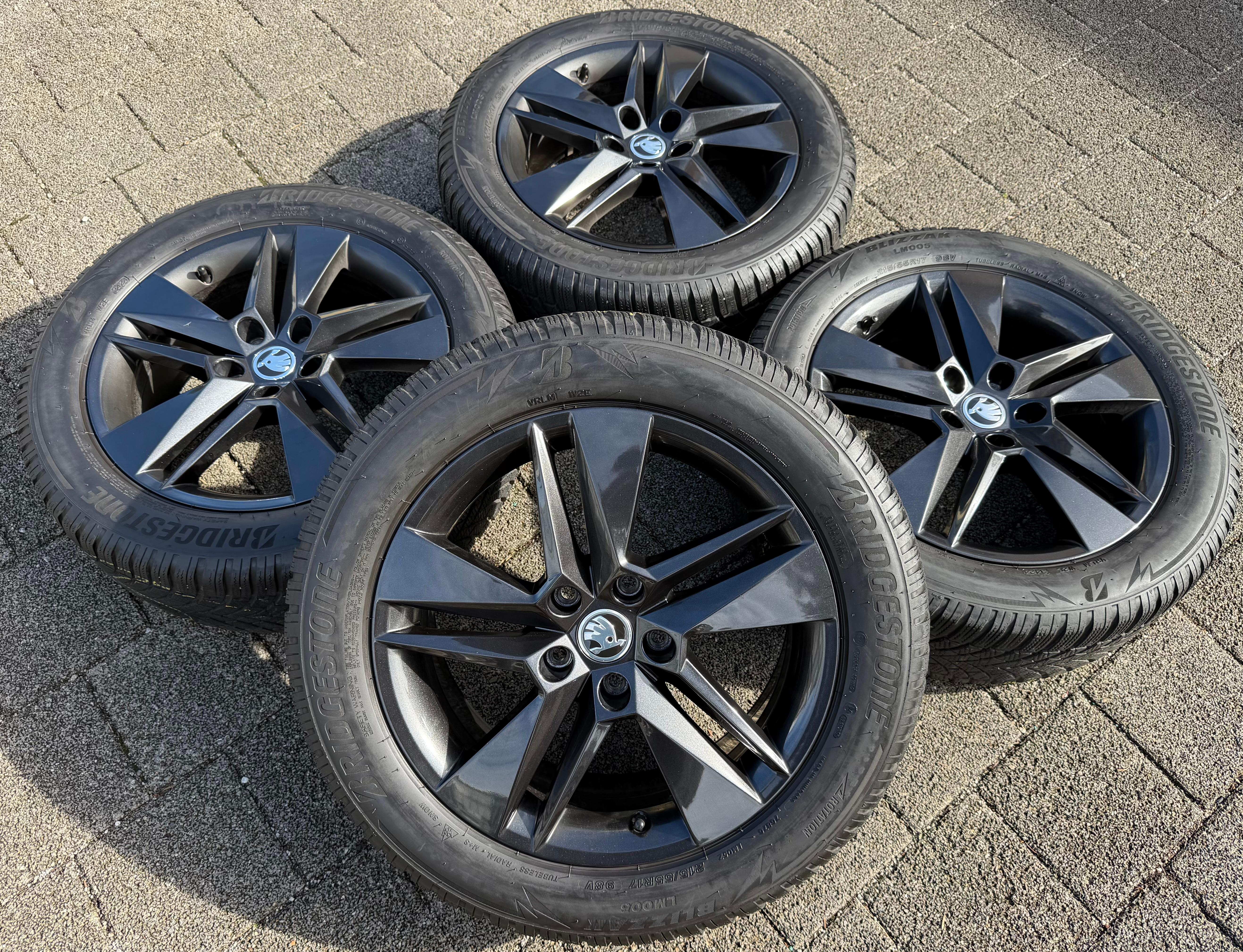 4 Original 17" Alufelgen Felgen Skoda Superb III 3V 3V0601025 6,5x17 ET41