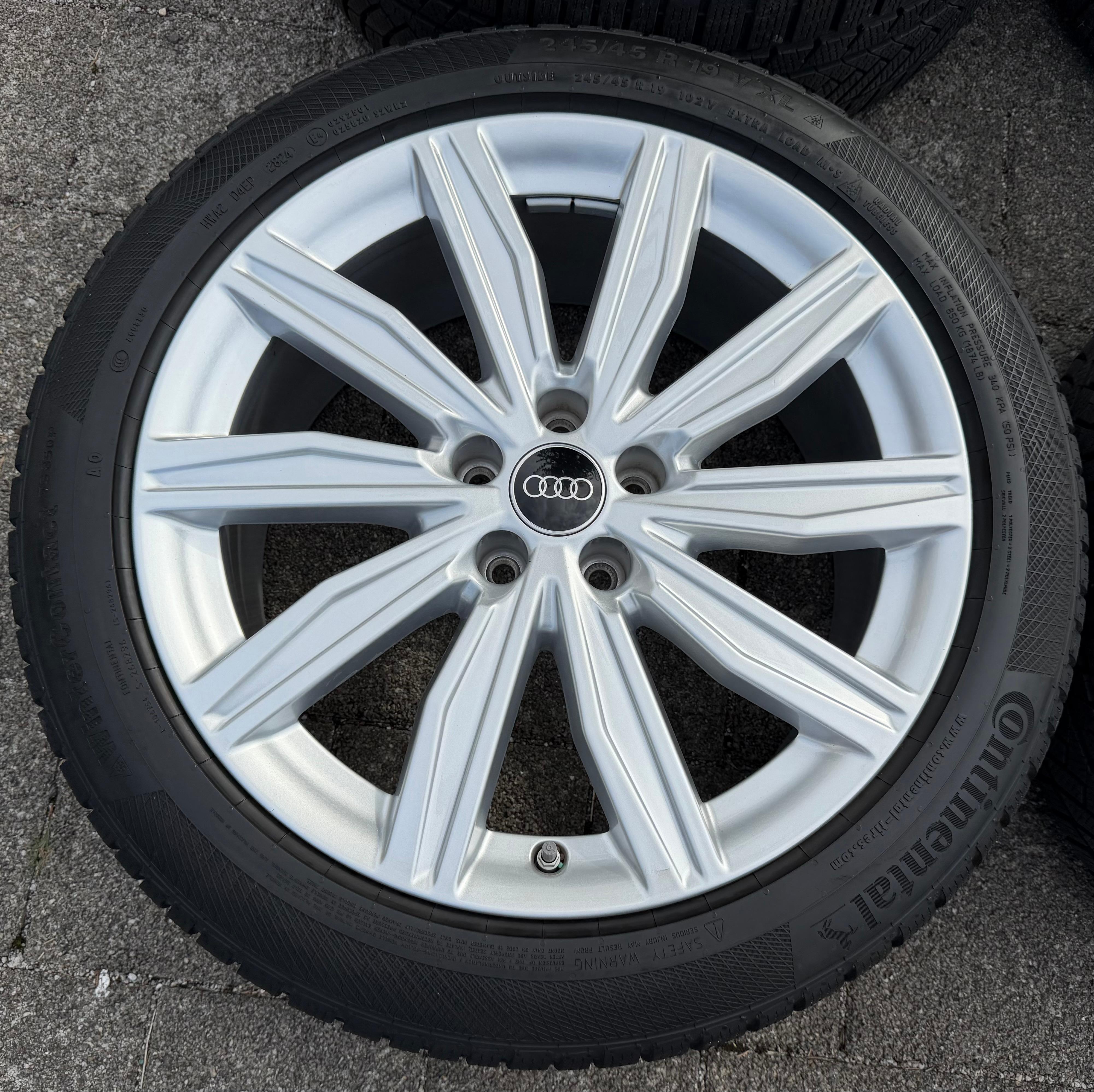 4 Original 19" Alu Winterräder Audi A6 S6 C8 4K F2 4K0601025DS 245/45R19 102V 2024 RDKS