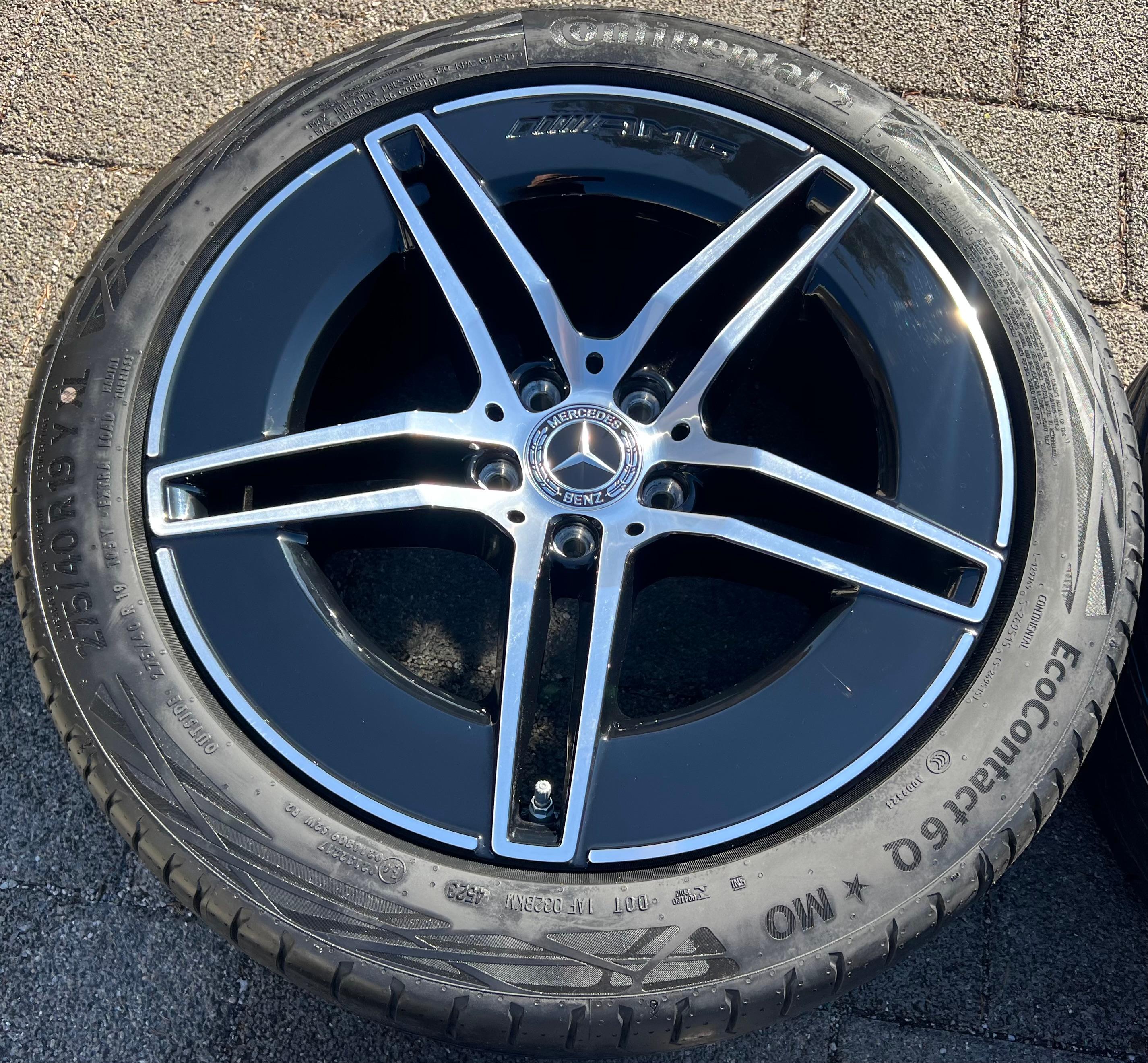 4 ORIGINAL 19" ALU SOMMERRÄDER MERCEDES E-KLASSE W214 S214 AMG A2144010400 RDKS