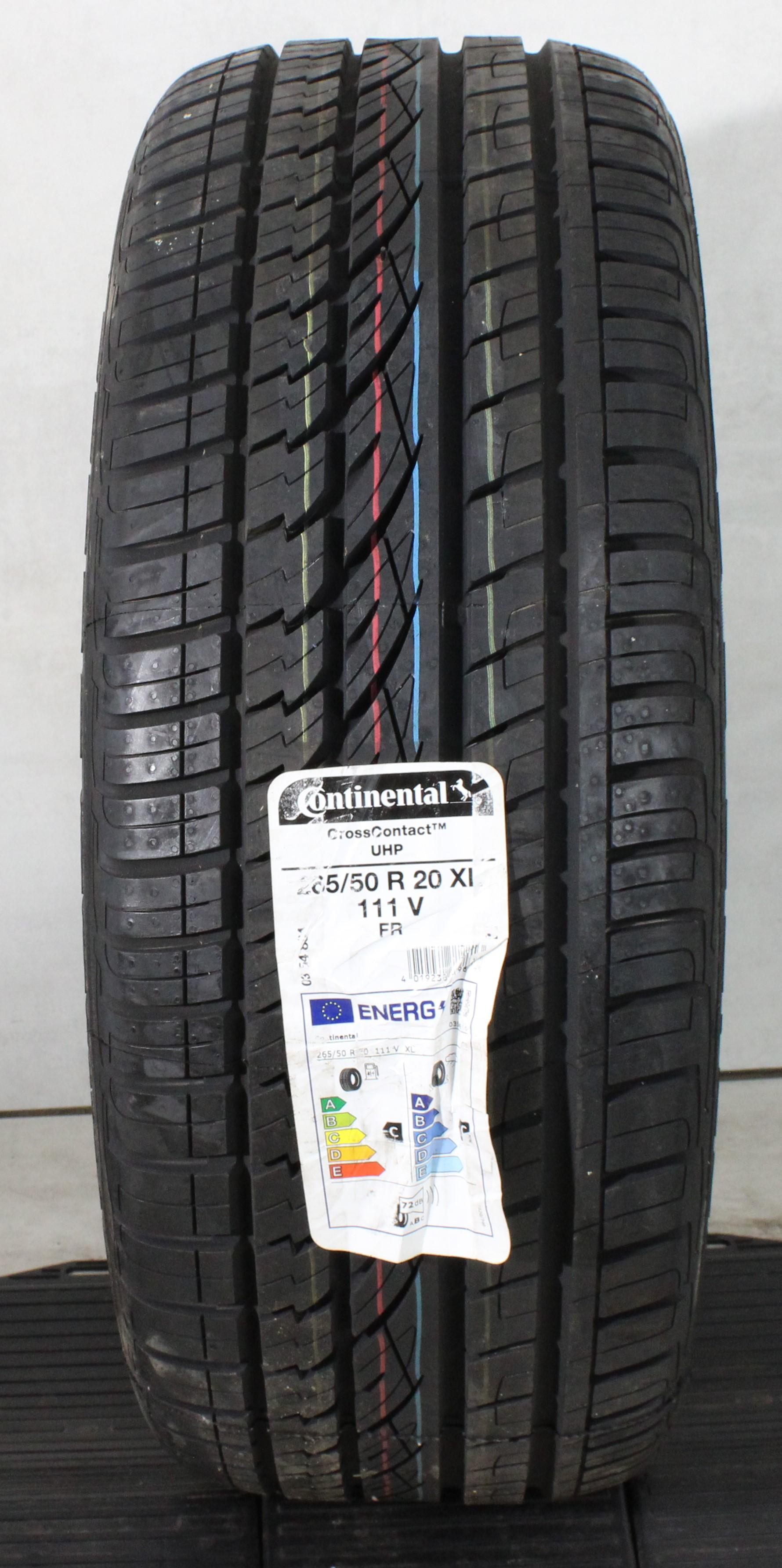 1 x 265/50R20 111V Sommerreifen Continental Cross Contact UHP NEU 2021 XL