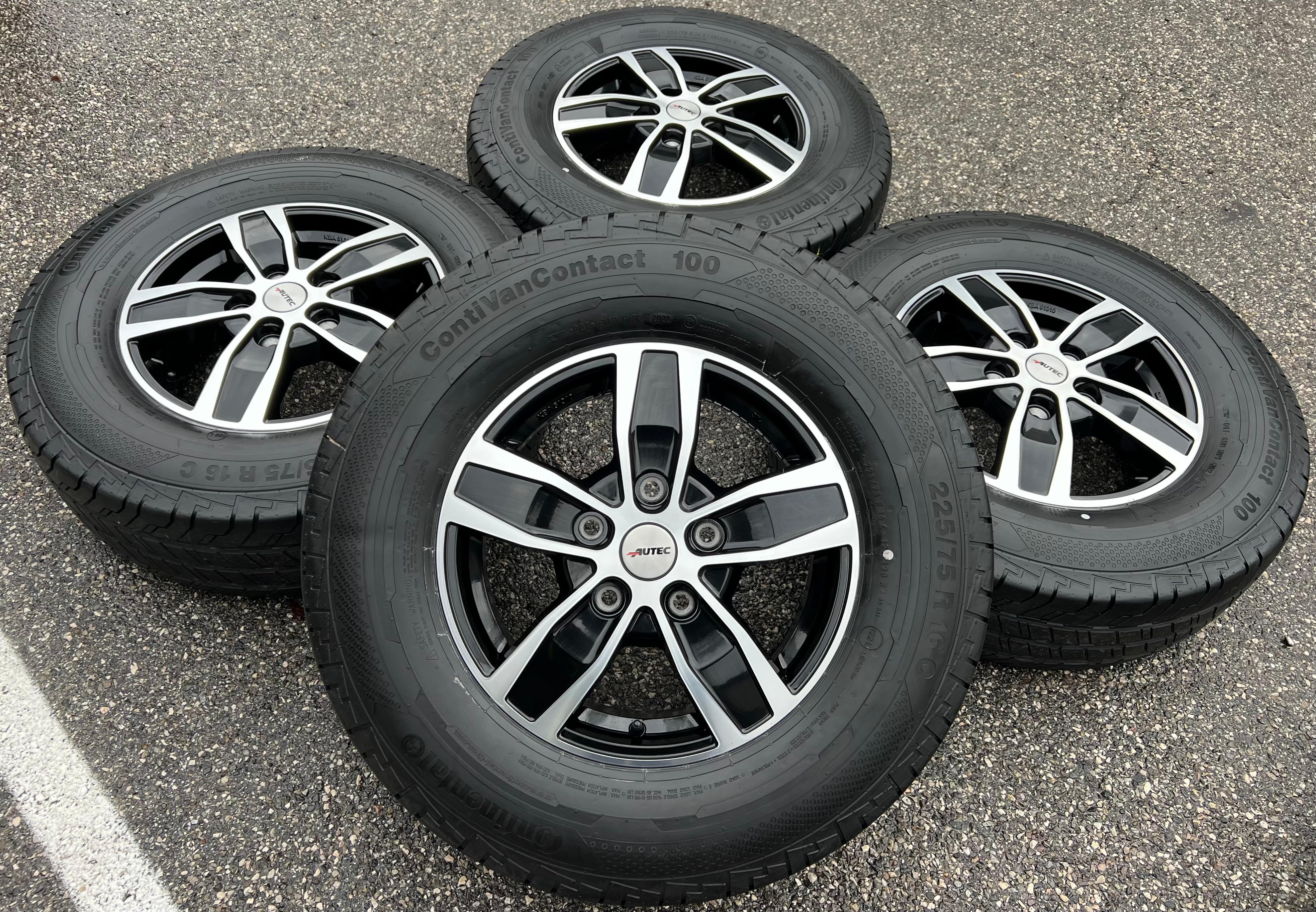 ALU SOMMERRÄDER PEUGEOT BOXER FIAT DUCATO CITROEN JUMPER 5x130 225/75R16C 2022