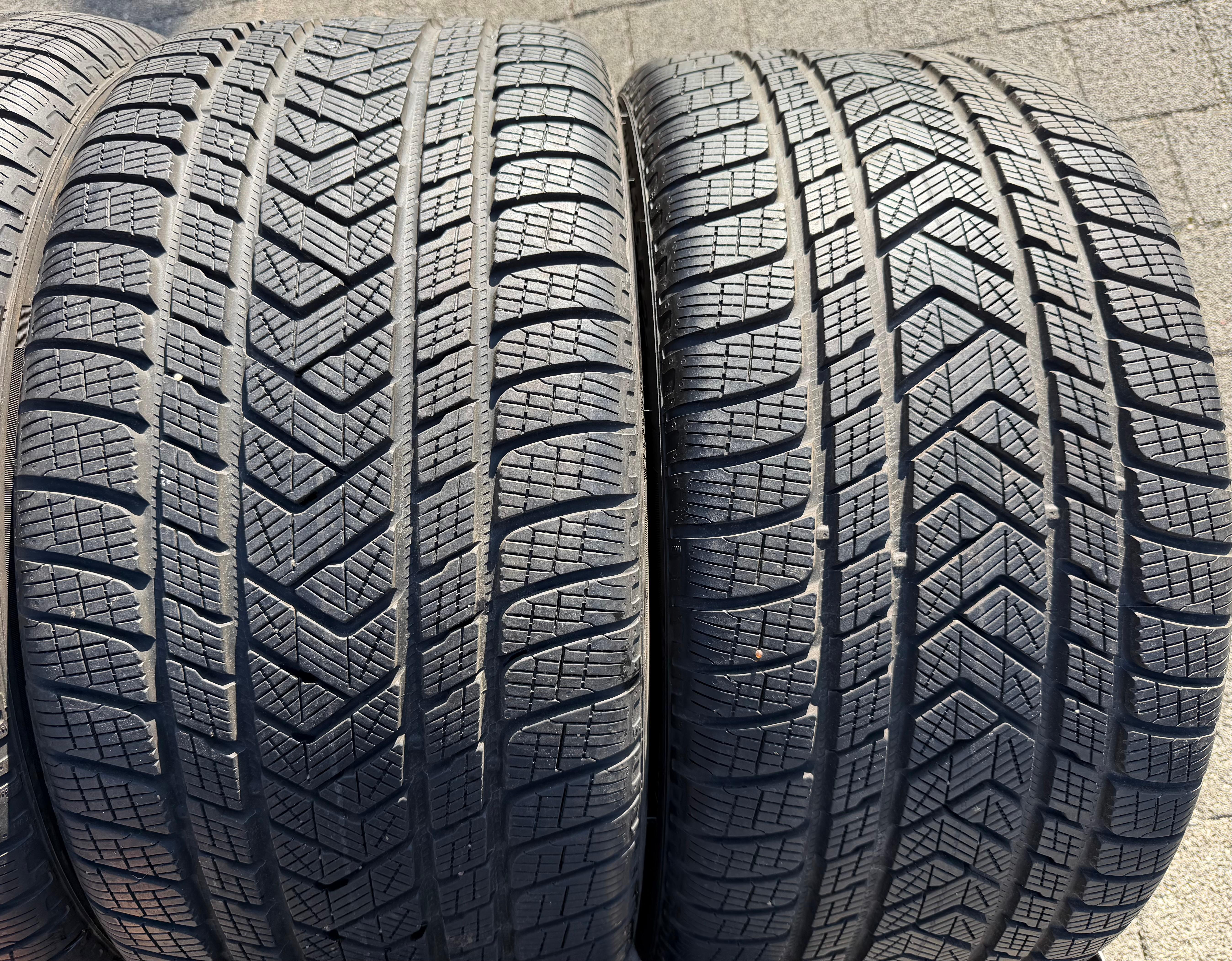 4 originele 21" lichtmetalen winterwielen Porsche Cayenne 9YA Pirelli TPMS 9Y0601025BF 9Y0601025BG