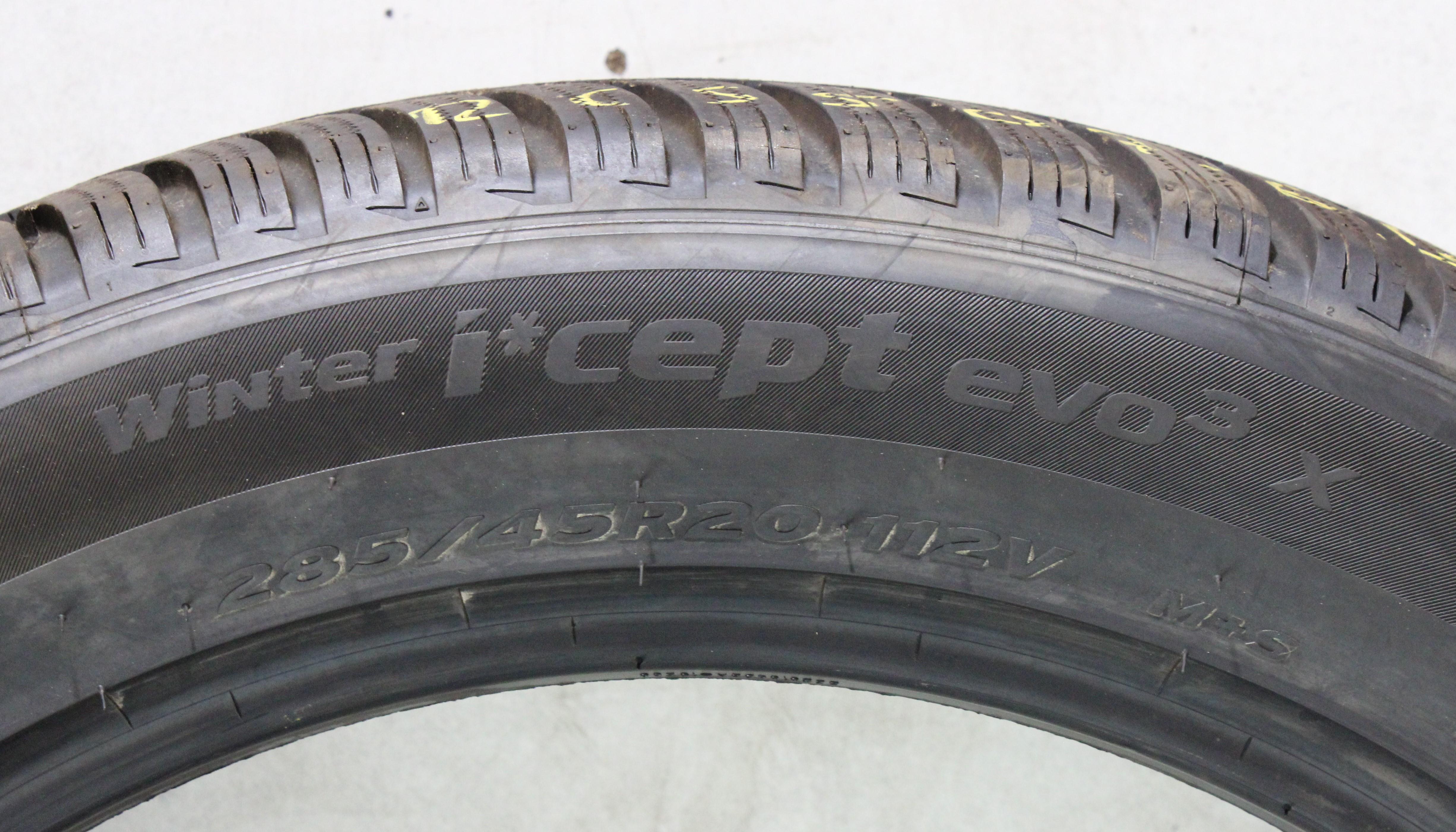 2 x 255/50R20 109V 2 x 285/45R20 112V Pneumatici invernali Hankook Winter I*Cept Evo 3 X 7,5-8 mm 2024