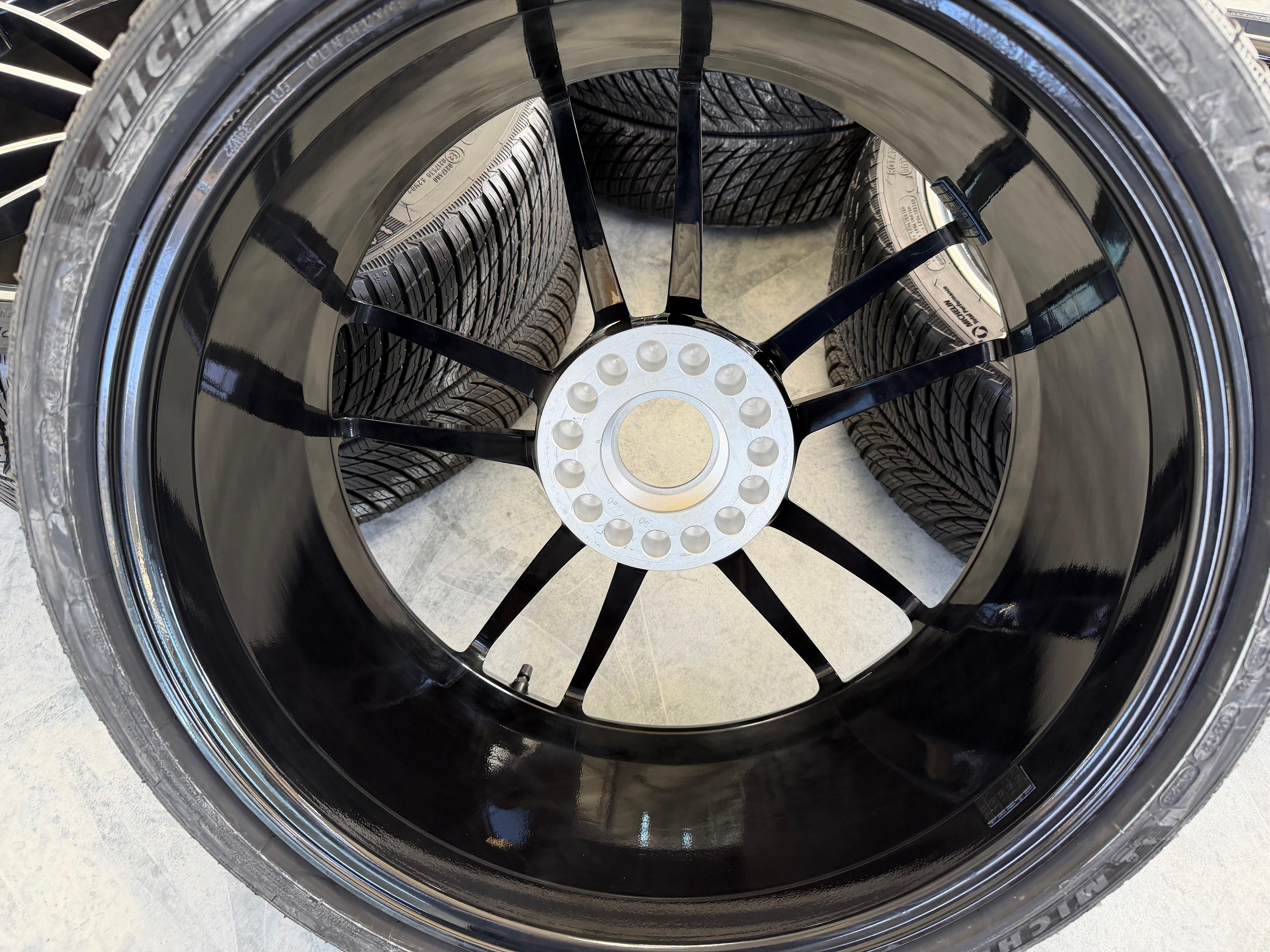 4 Original 20" 21" Alu Winterräder Porsche 911 992 Turbo S 992601025AB 992601025AC Zentralverschluss NEU