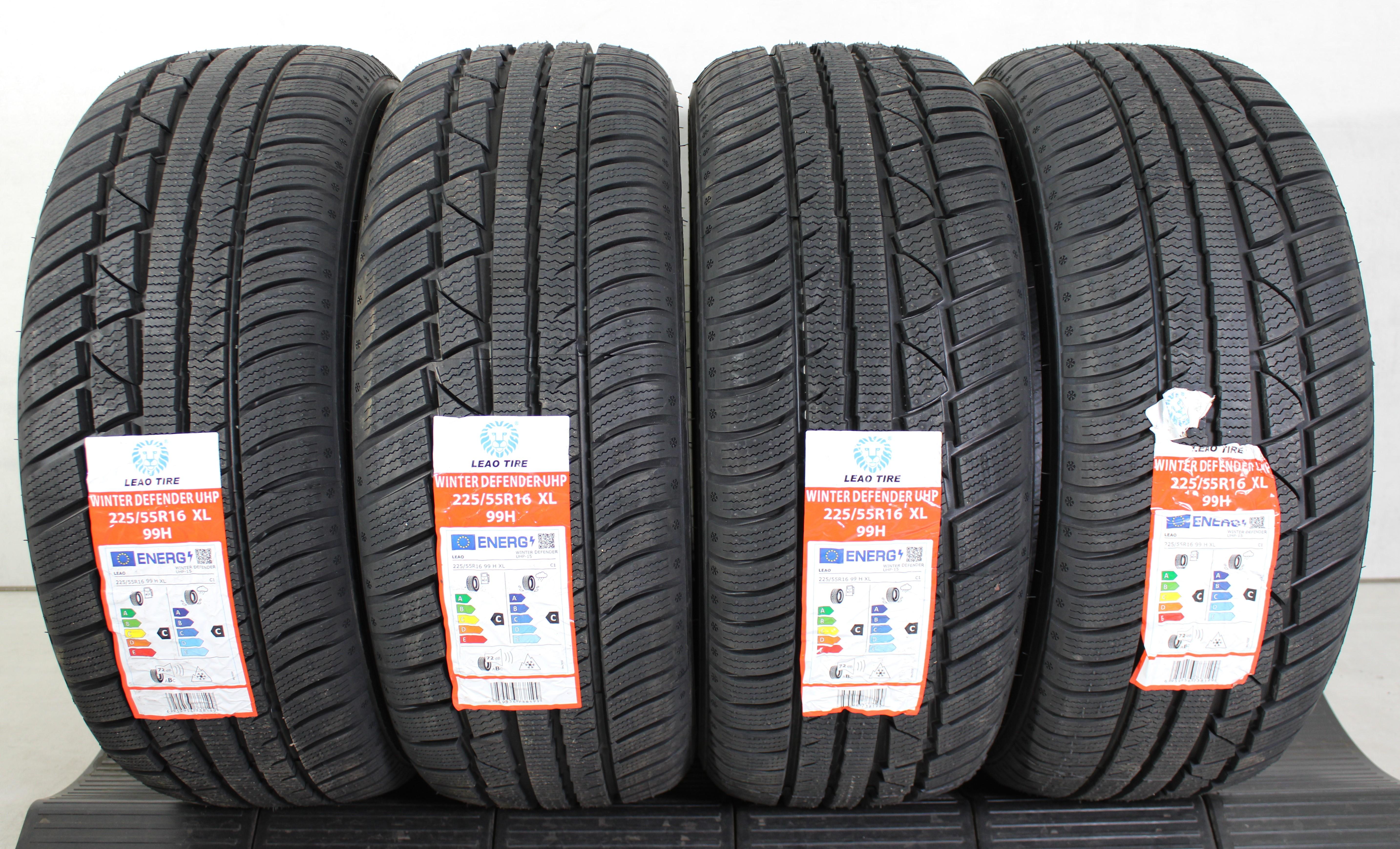 4 pneumatici invernali 225/55R16 99H Leao Winter Defender UHP 2024 XL