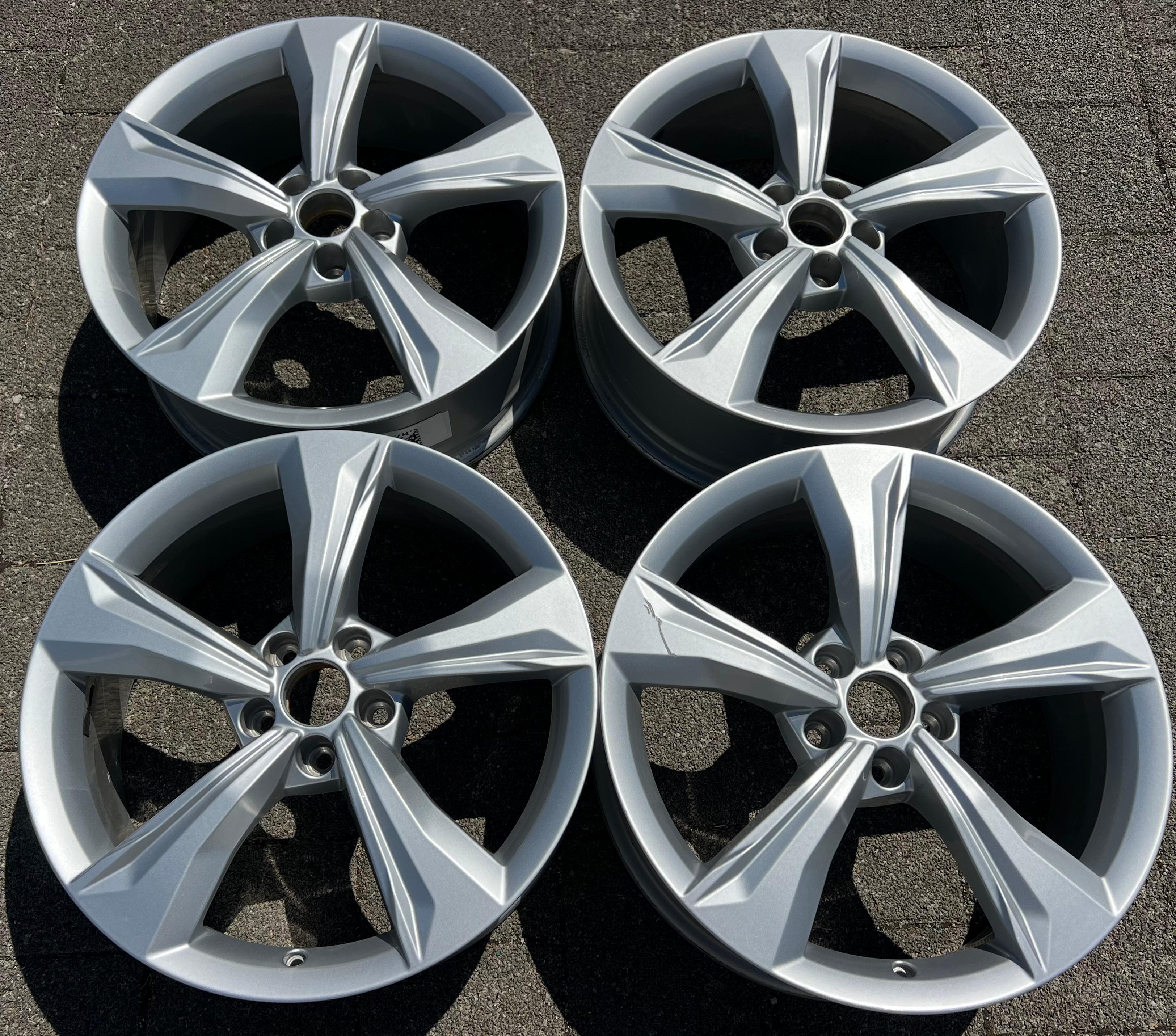 4 jantes alu d'origine 19" pour Audi Q5, référence 80A601025K, 7x19, déport ET34, S-LINE, livraison gratuite