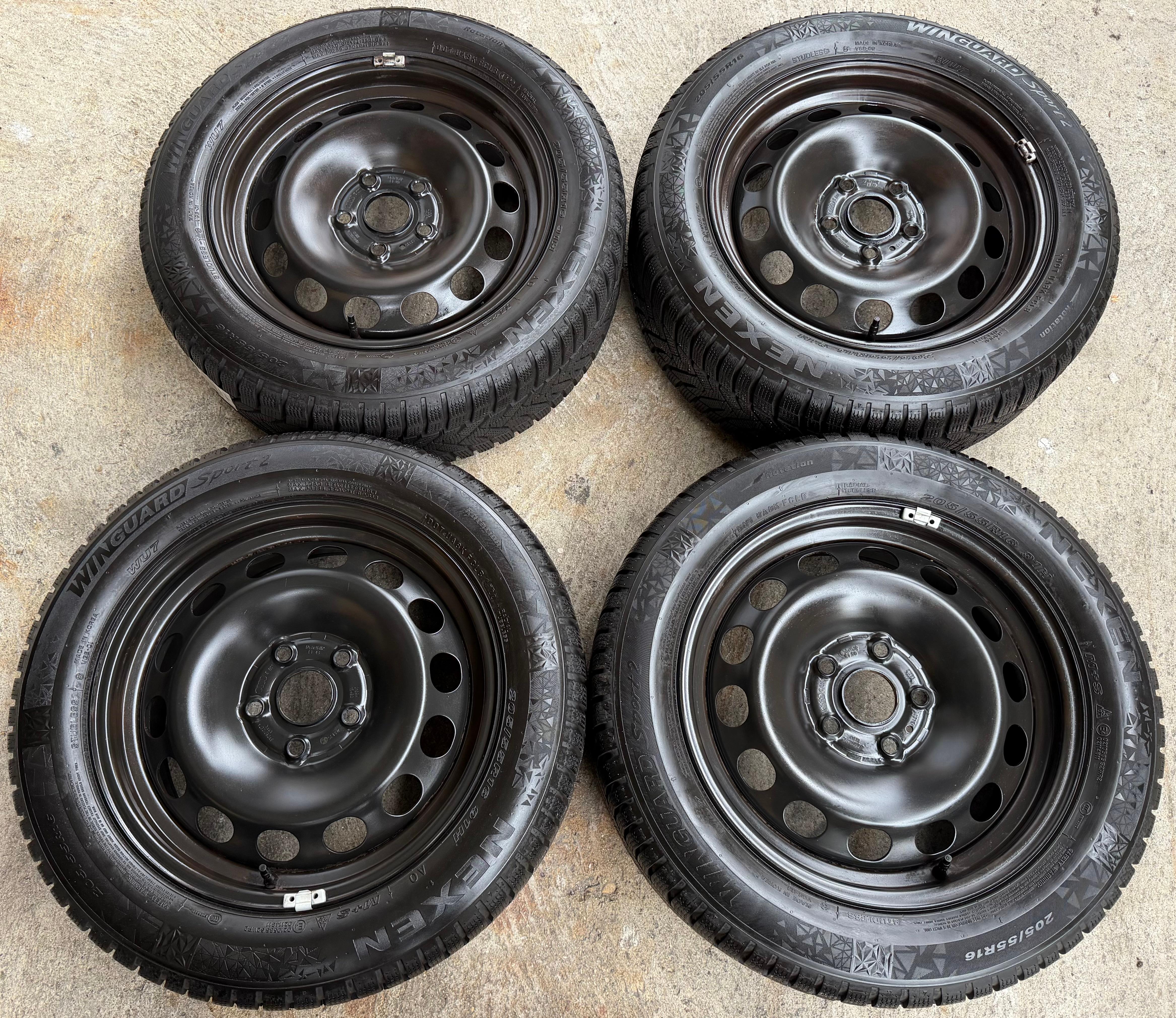 4 Winterräder Audi A3 8V Sportback Cabrio  205/55R16 91H Nexen 8V0601027A 2022