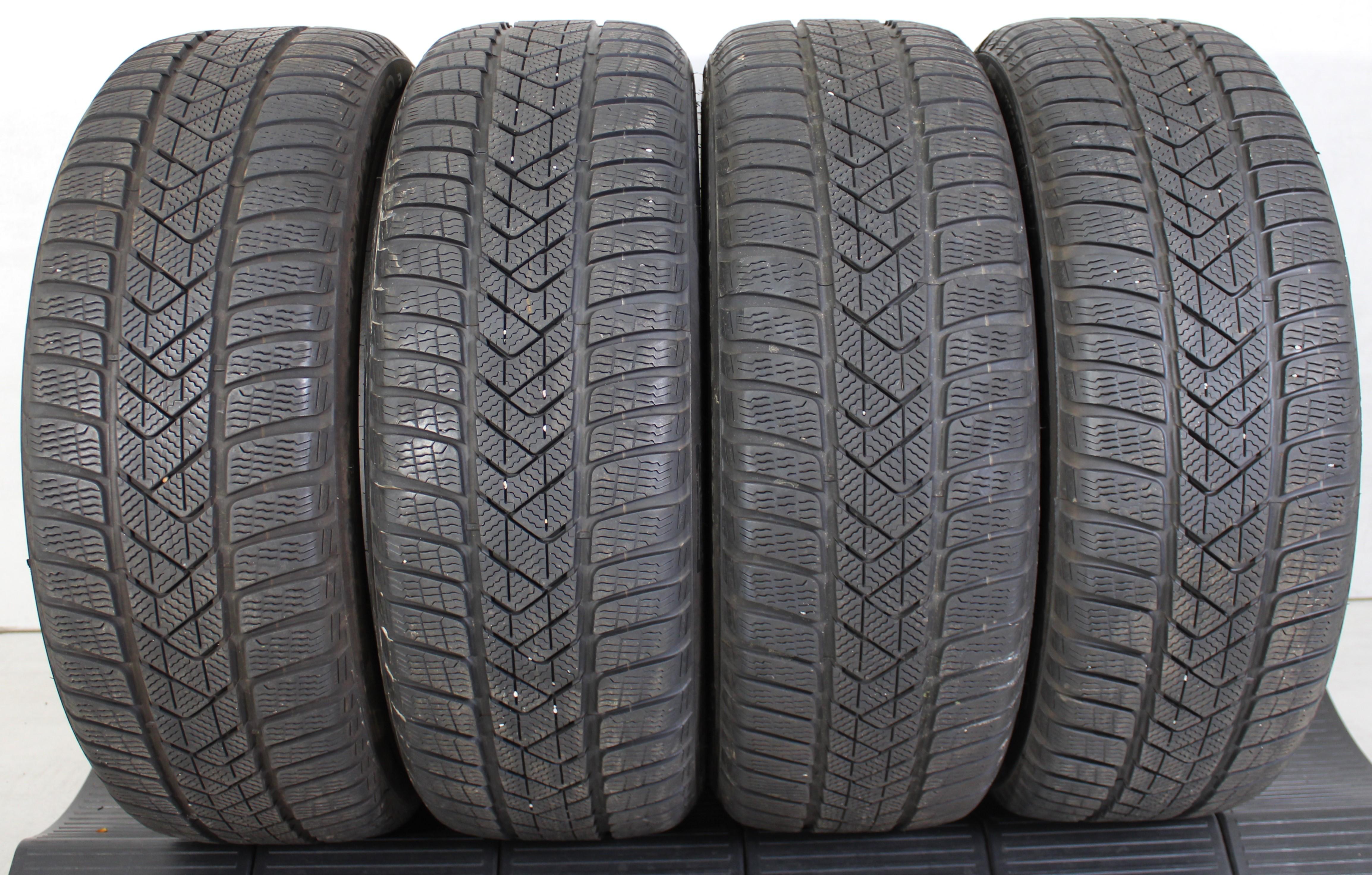 4 x 225/45R19 96V Winterreifen Pirelli Sottozero 3 Runflat 6-6,5mm 2020 *