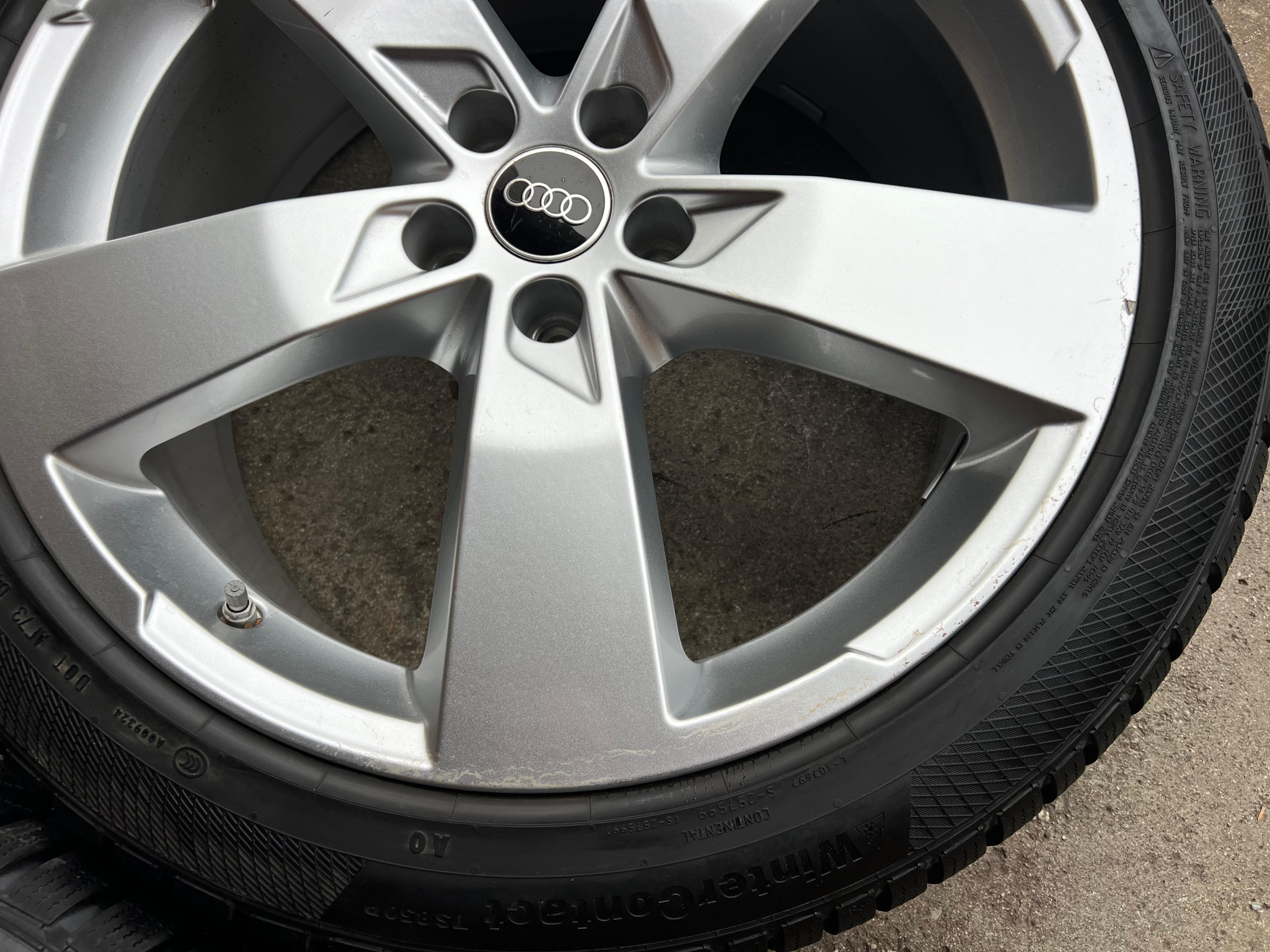 4 RUOTE IN LEGA ORIGINALI DA 20" PER L'INVERNO AUDI A6 S6 C8 4K0601025K 2022 255/40R20 101W CONTINENTAL