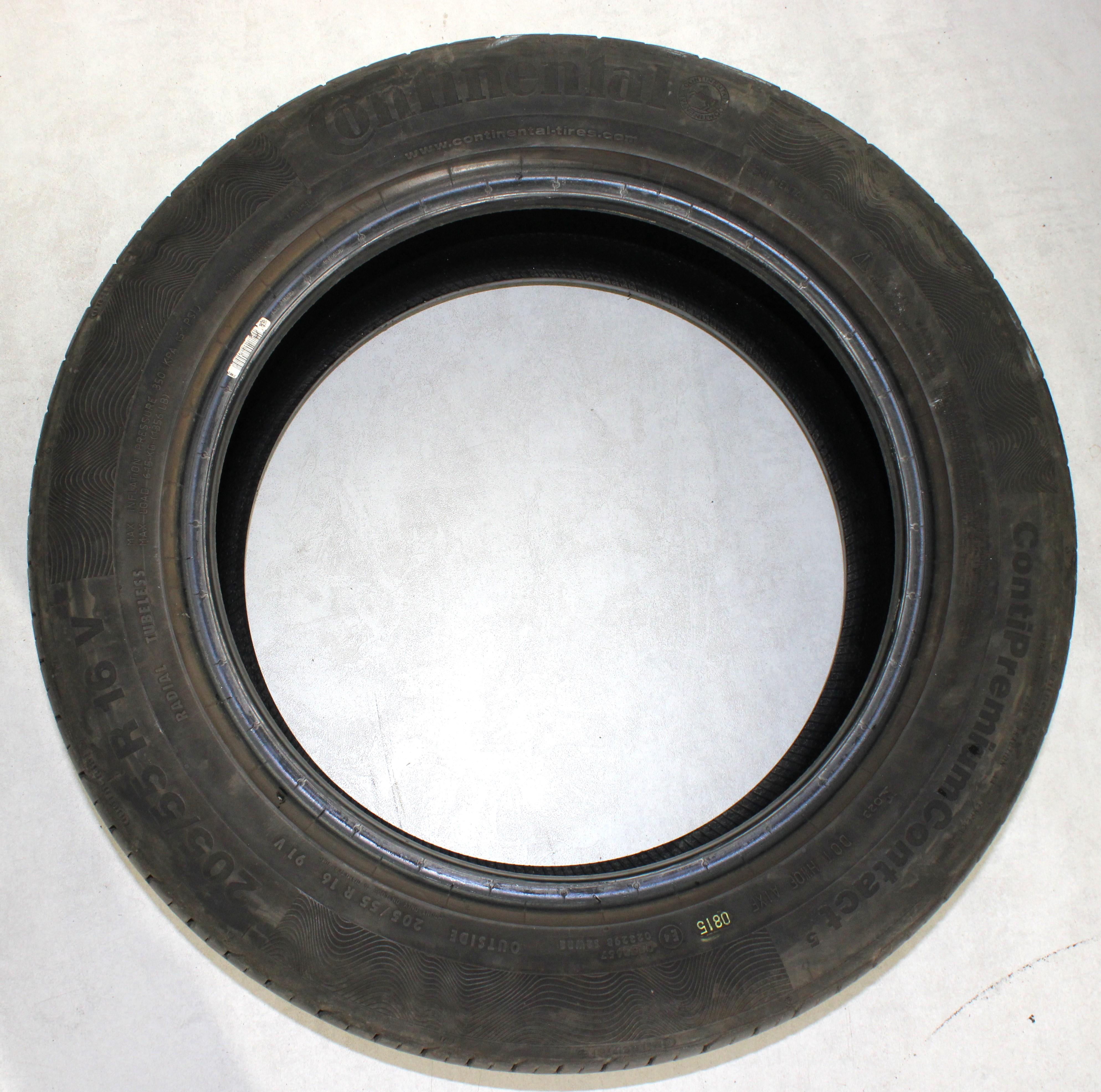 2 x 205/55R16 91V Sommerreifen Continental Premium Contact 5 6mm 2015