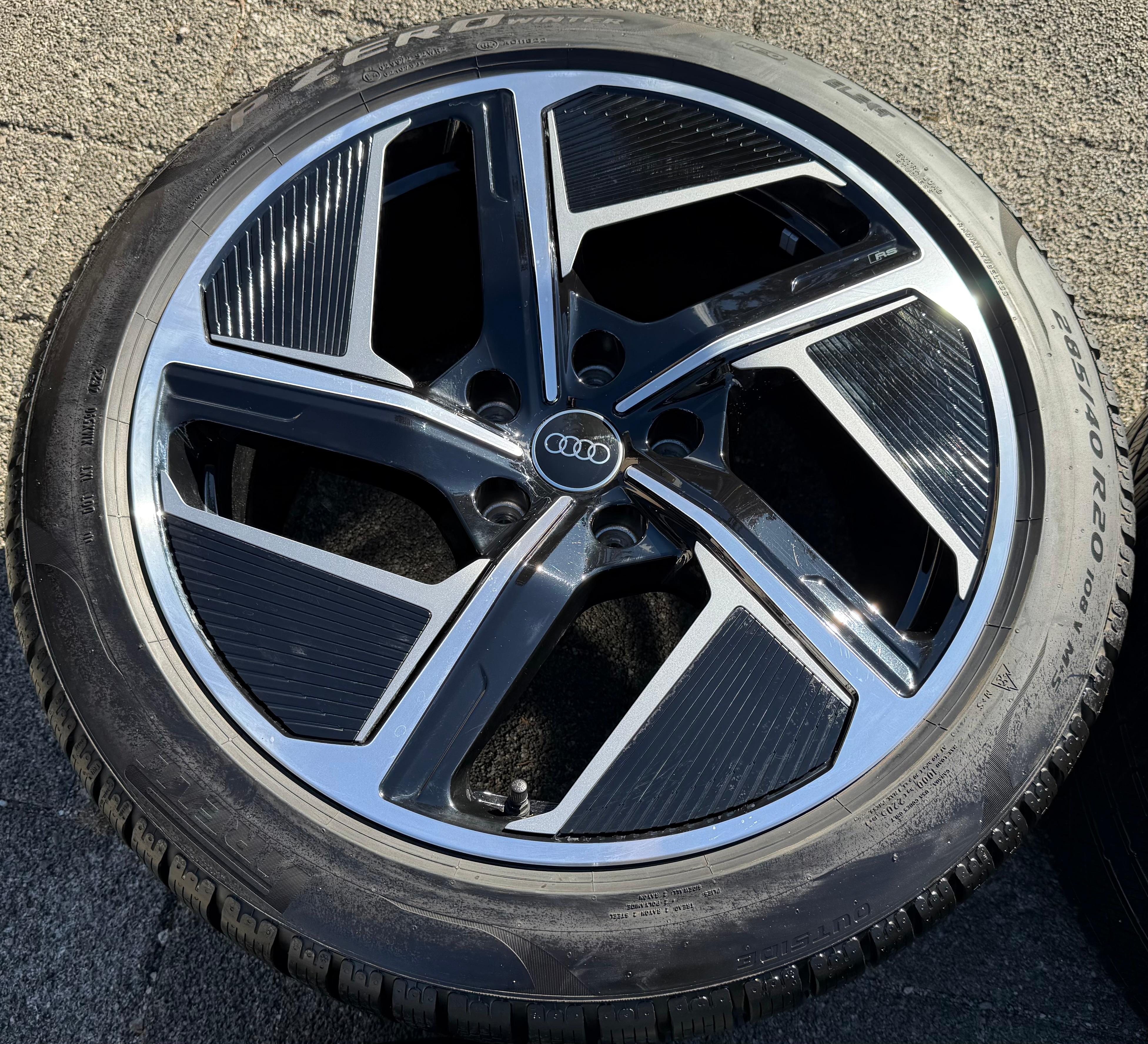 4 ORIGINAL 20" ALU WINTERRÄDER AUDI ETRON E-TRON GT 4J3601025F 4J3601025H