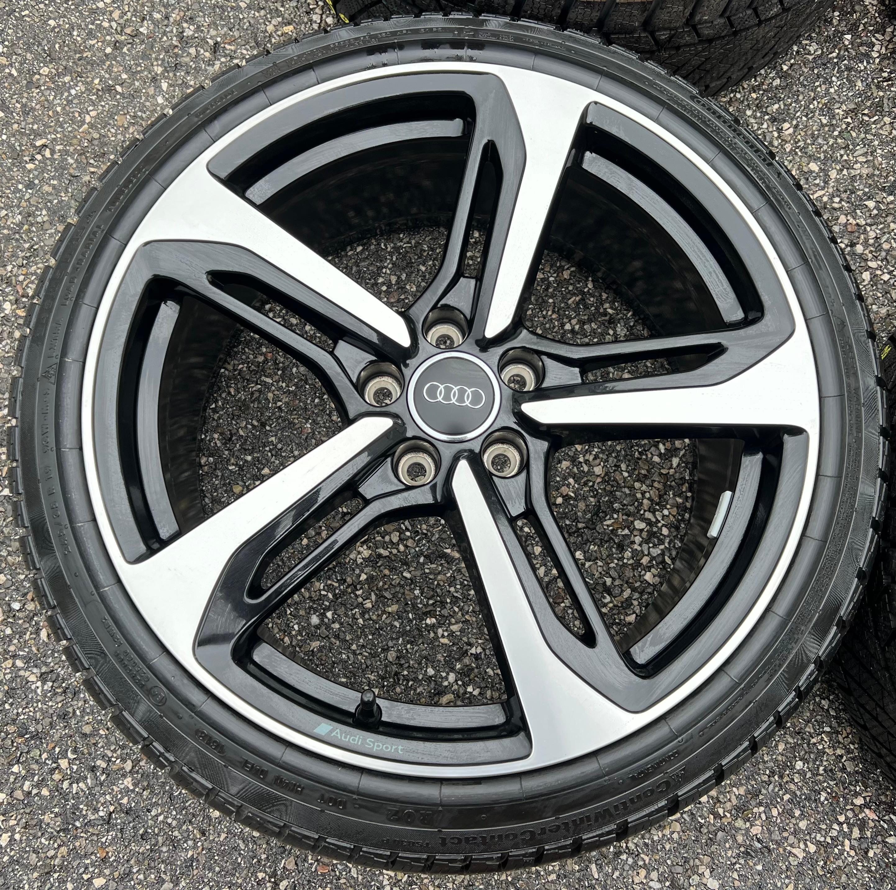 4 LLANTAS DE INVIERNO ORIGINALES DE ALUMINIO 19" AUDI TT 8S 8S0601025B 245/35R19 93W "BLADE" ENTREGA GRATUITA
