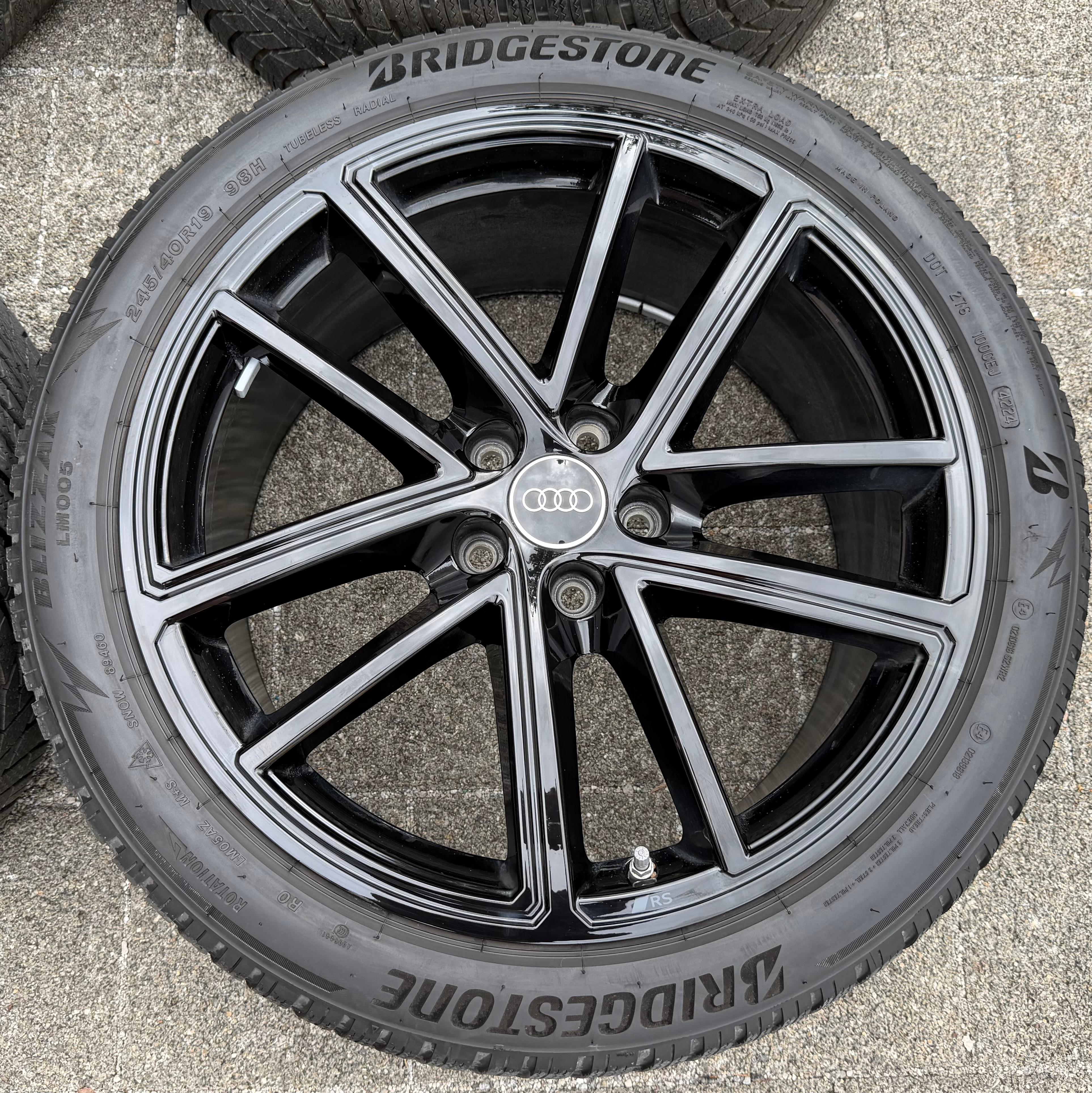 4 ORIGINAL 19" ALU WINTERRÄDER AUDI A5 S5 F2 B10 8B3601025BA 245/40R19 98H 2024