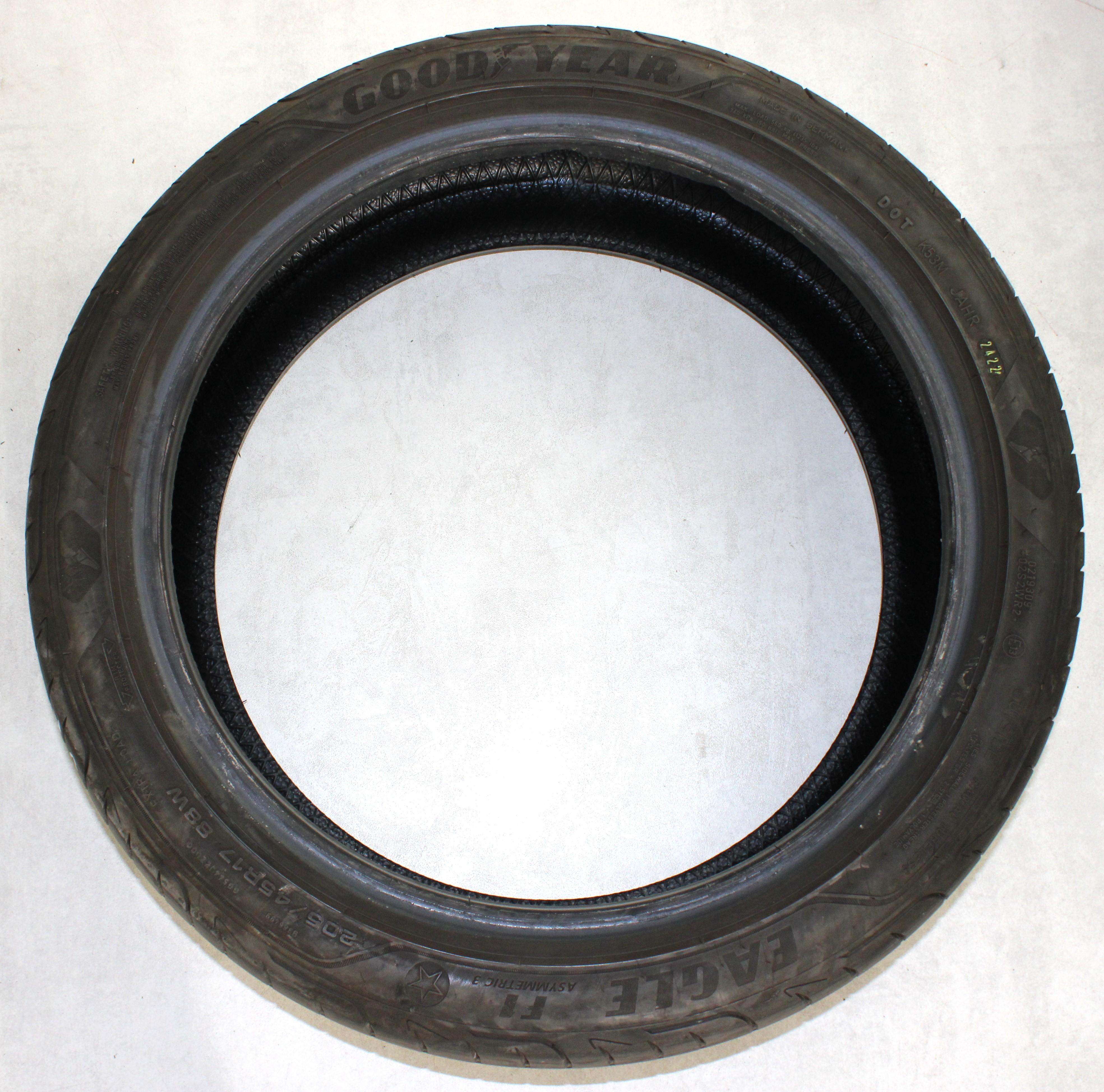1 x 205/45R17 88W Sommerreifen Goodyear Eagle F1 Asymmetric 3 * Runflat 5,5mm 2022 XL
