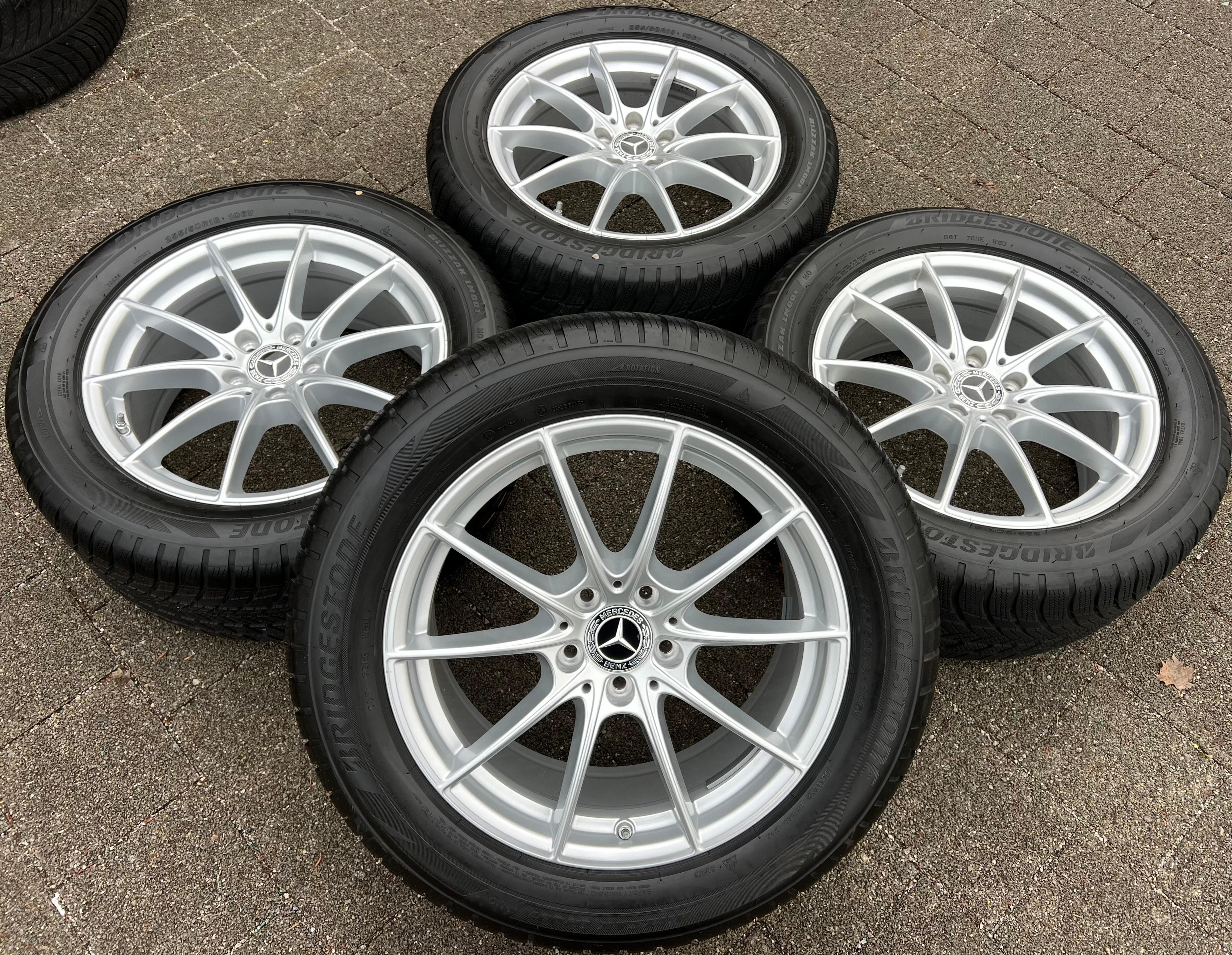 4 ORIGINAL 18" ALU WINTERRÄDER MERCEDES S-KLASSE W223 A2234012800 RDKS FREIHAUS