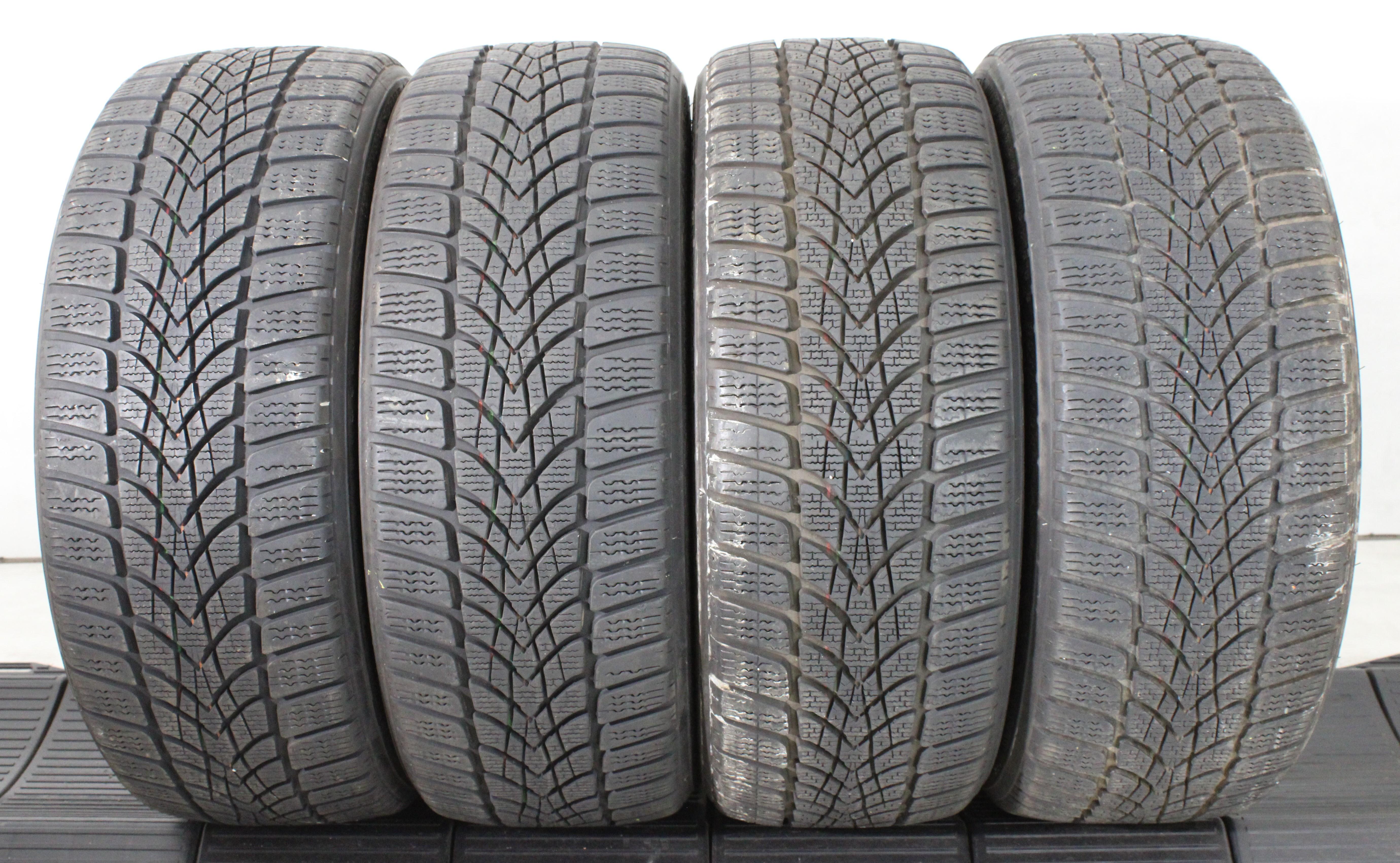 4 x 205/45R17 88V Winterreifen Dunlop SP Winter Sport 4D DSST Runflat 2x5-5,5mm/2x6-6,5mm 2x2018/1x2020/1x2021 *