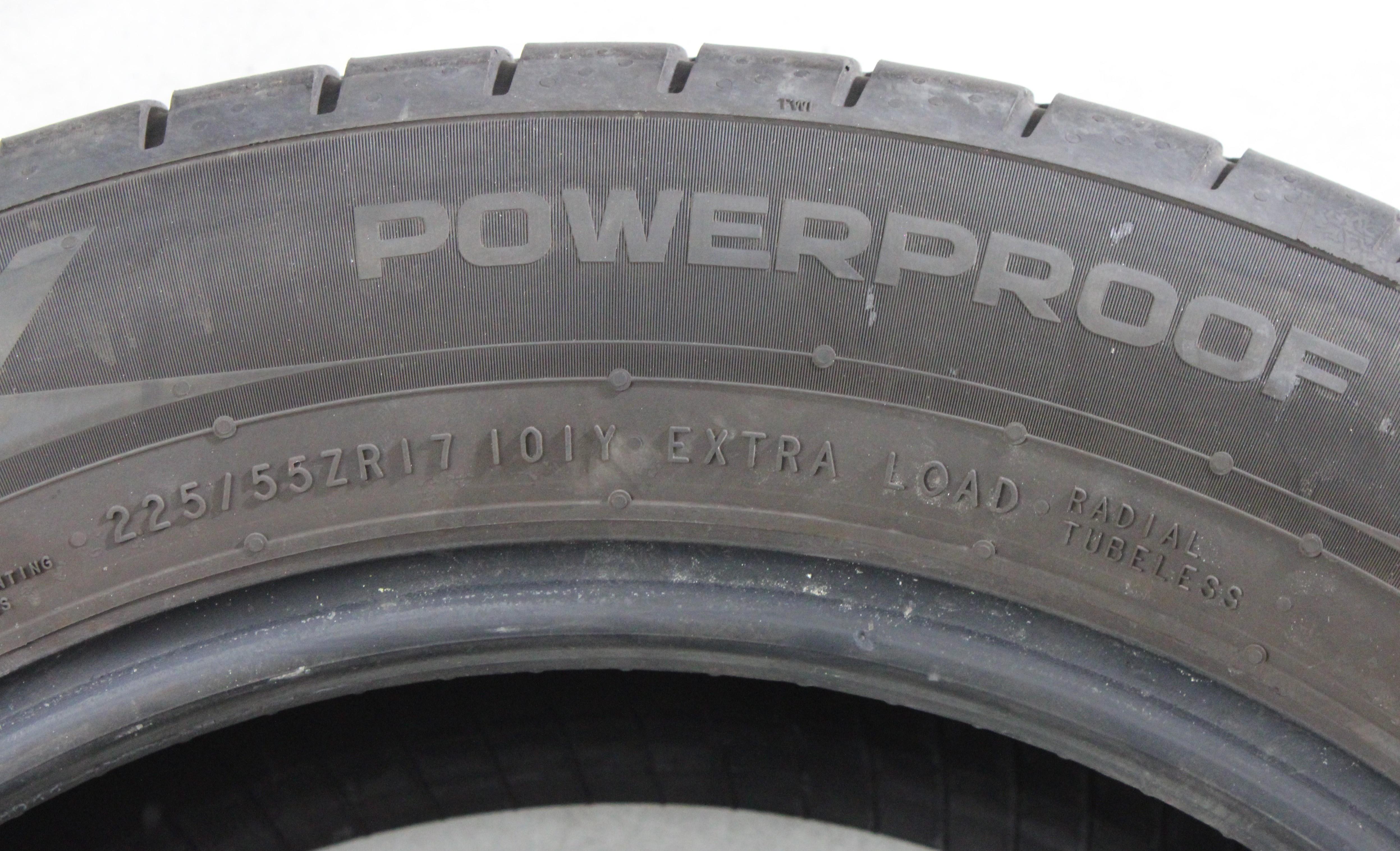 4 x 225/55R17 101Y Sommerreifen Nokian Powerproof 4,5-5mm 2022 XL