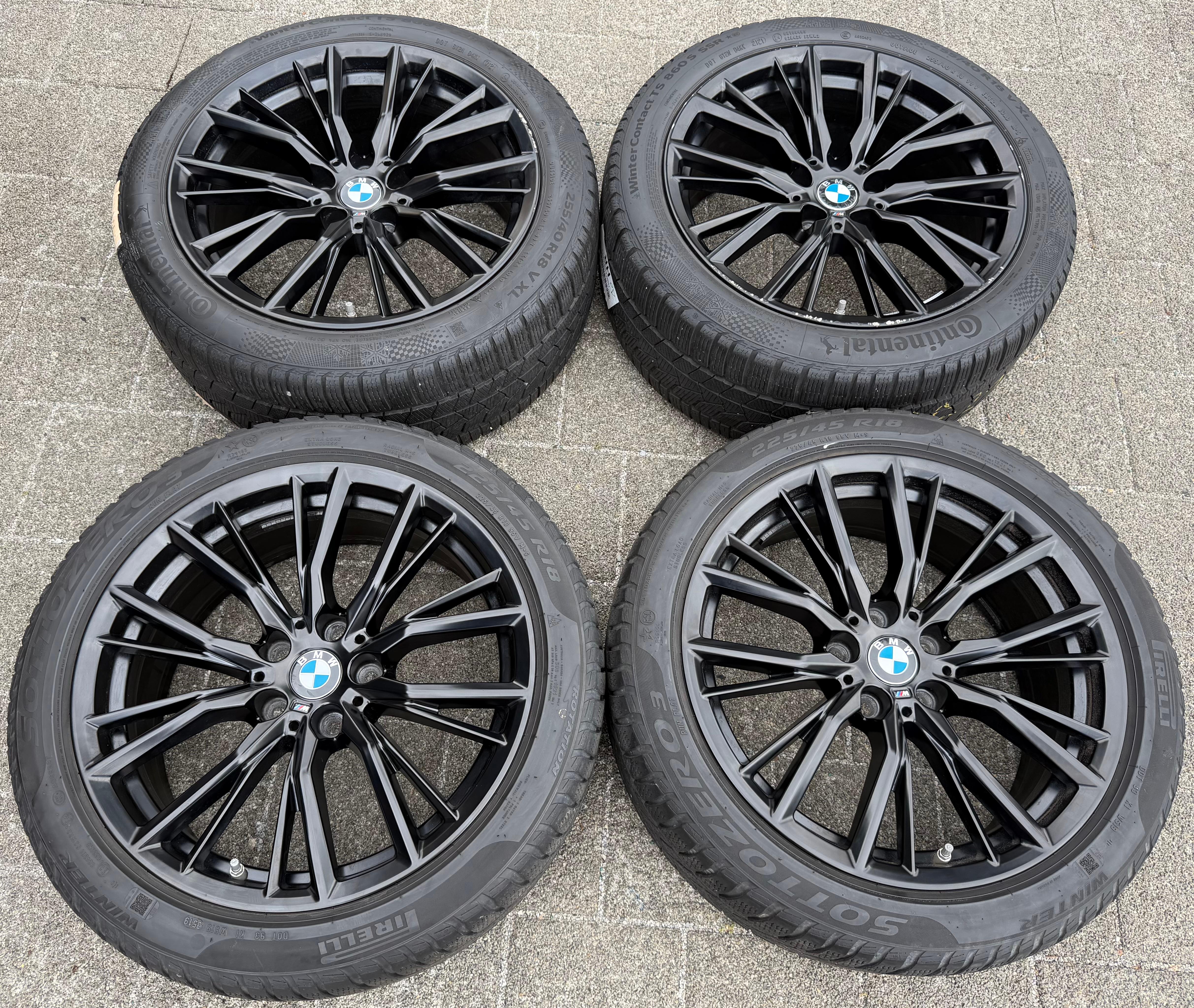 4 Original 18" Alu Winterräder BMW 3ER Reihe G20 G21 4ER G22 G23 2ER G42 M796 RDKS