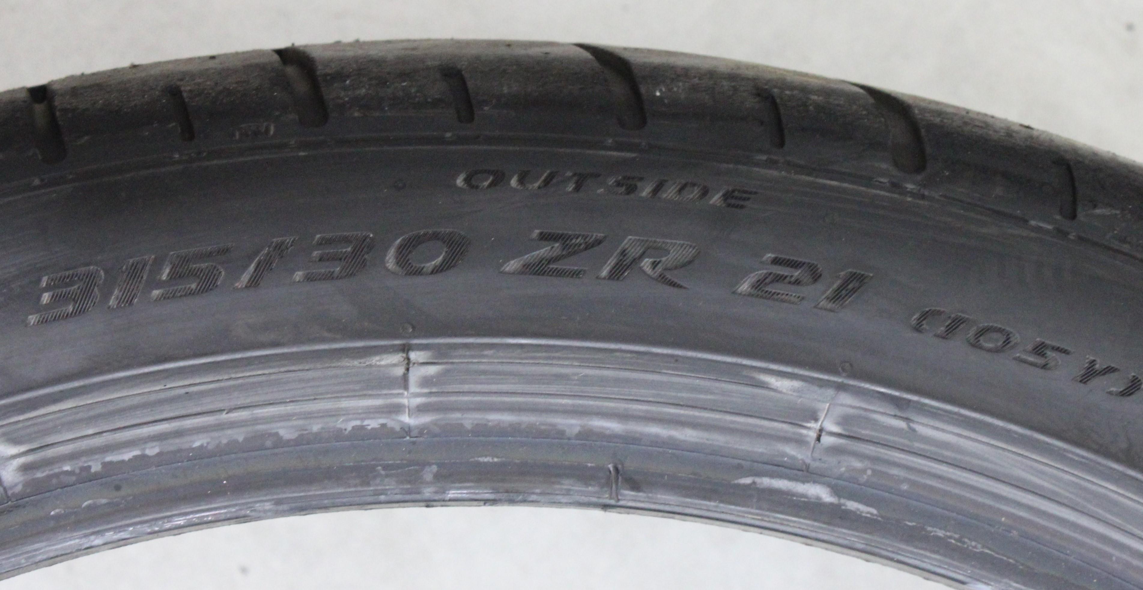2 x 315/30R21 105Y Sommerreifen Pirelli Pzero Corsa NO 3,5-4mm 2022