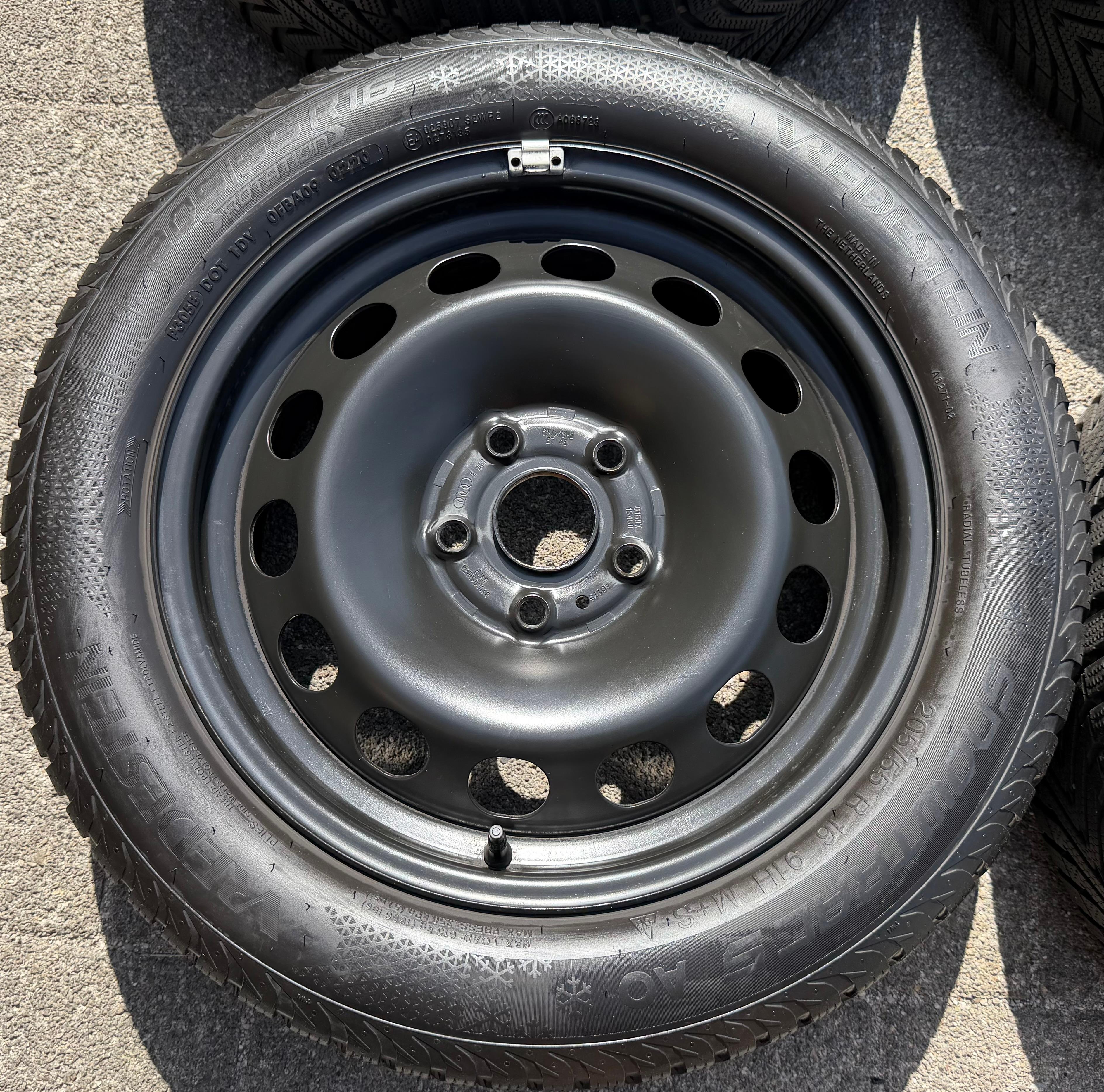 4 Winterräder Audi A3 8V Sportback Cabrio  205/55R16 91H Vredestein 8V0601027A