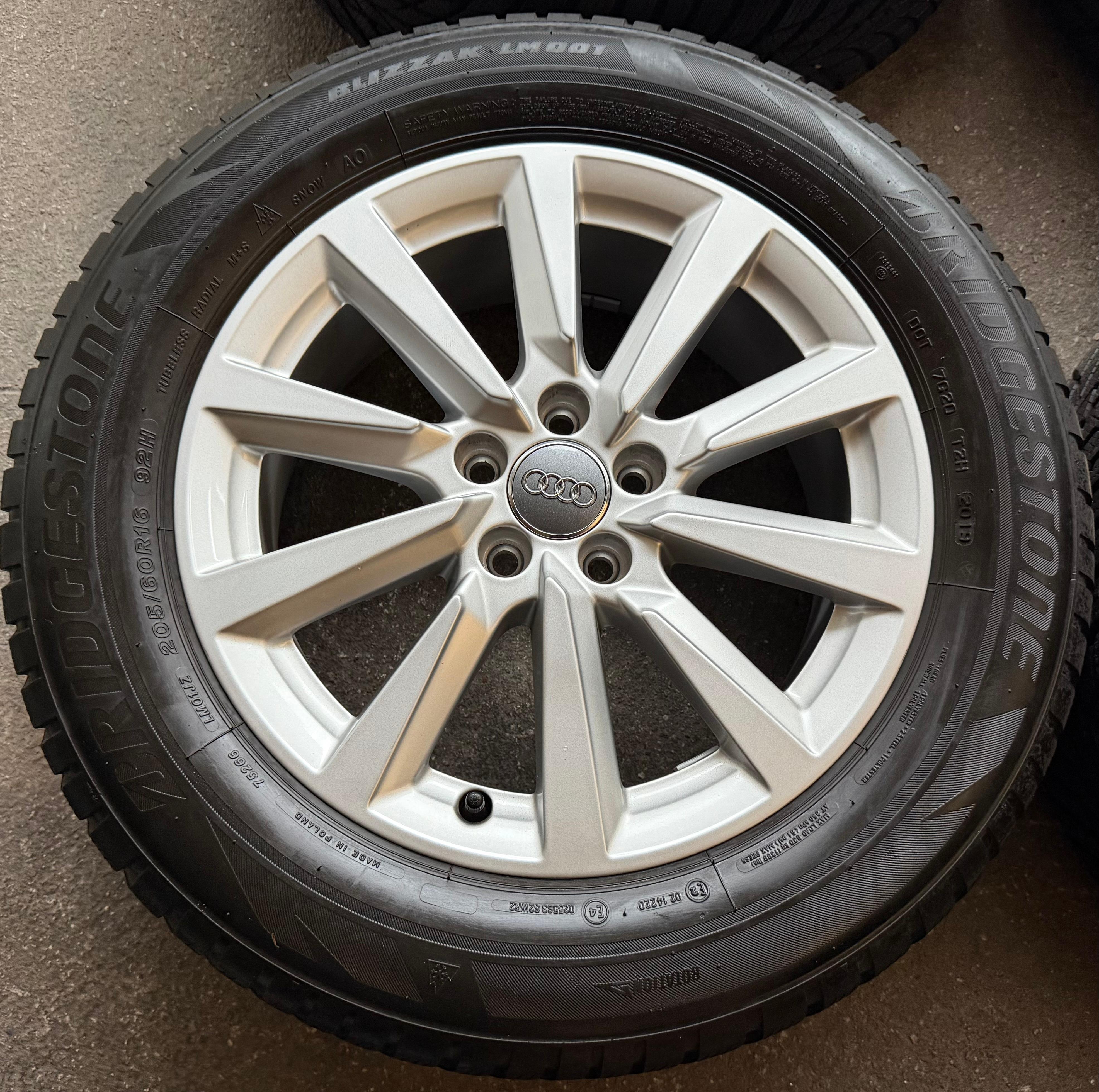 4 Original Alu Winterräder Audi A1 Allstreet GB GBH 82A601025C 205/60R16 92H Bridgestone
