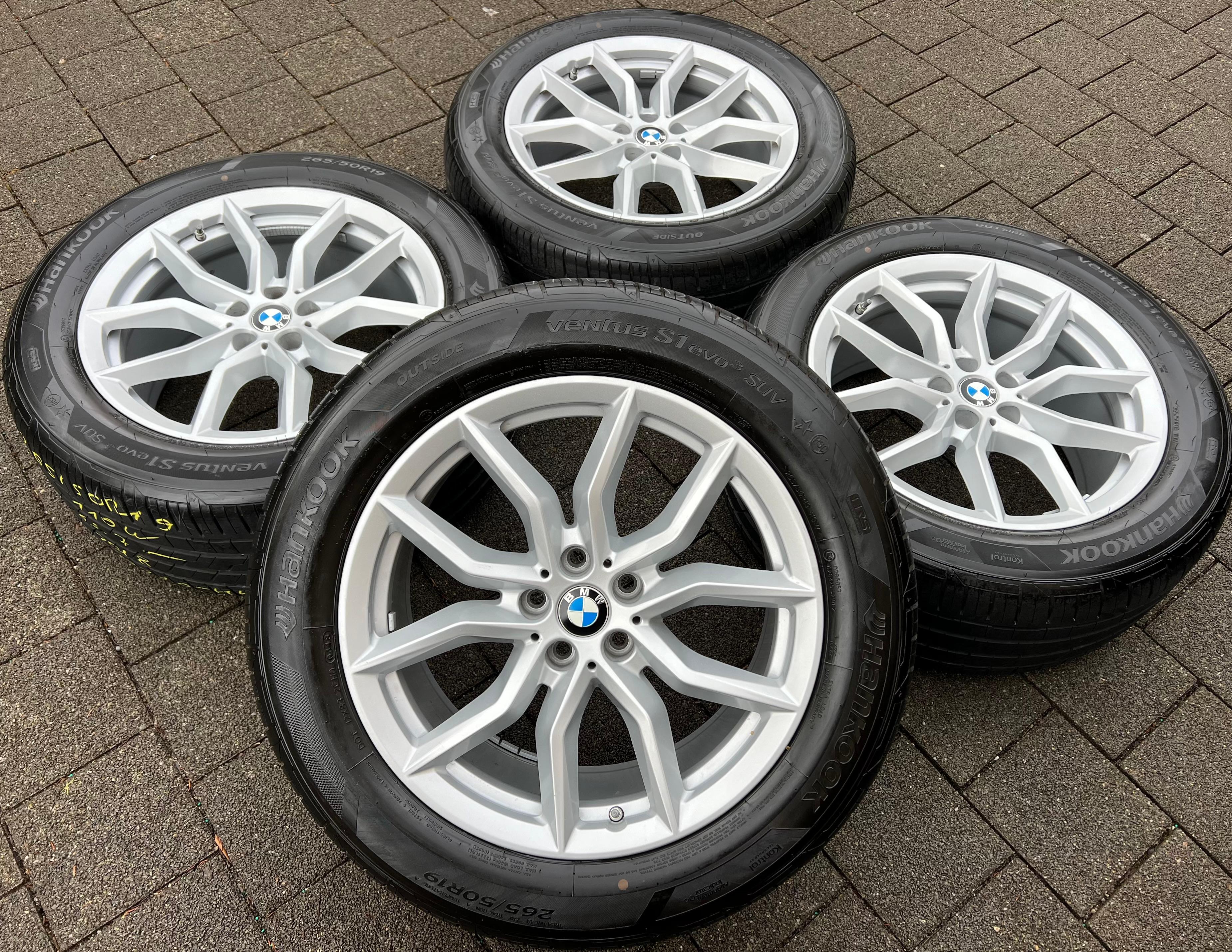 4 ROUES D'ÉTÉ ORIGINALES EN ALUMINIUM 19" BMW X5 G05 X6 G06 265/50R19 110W RUNFLAT RDKS