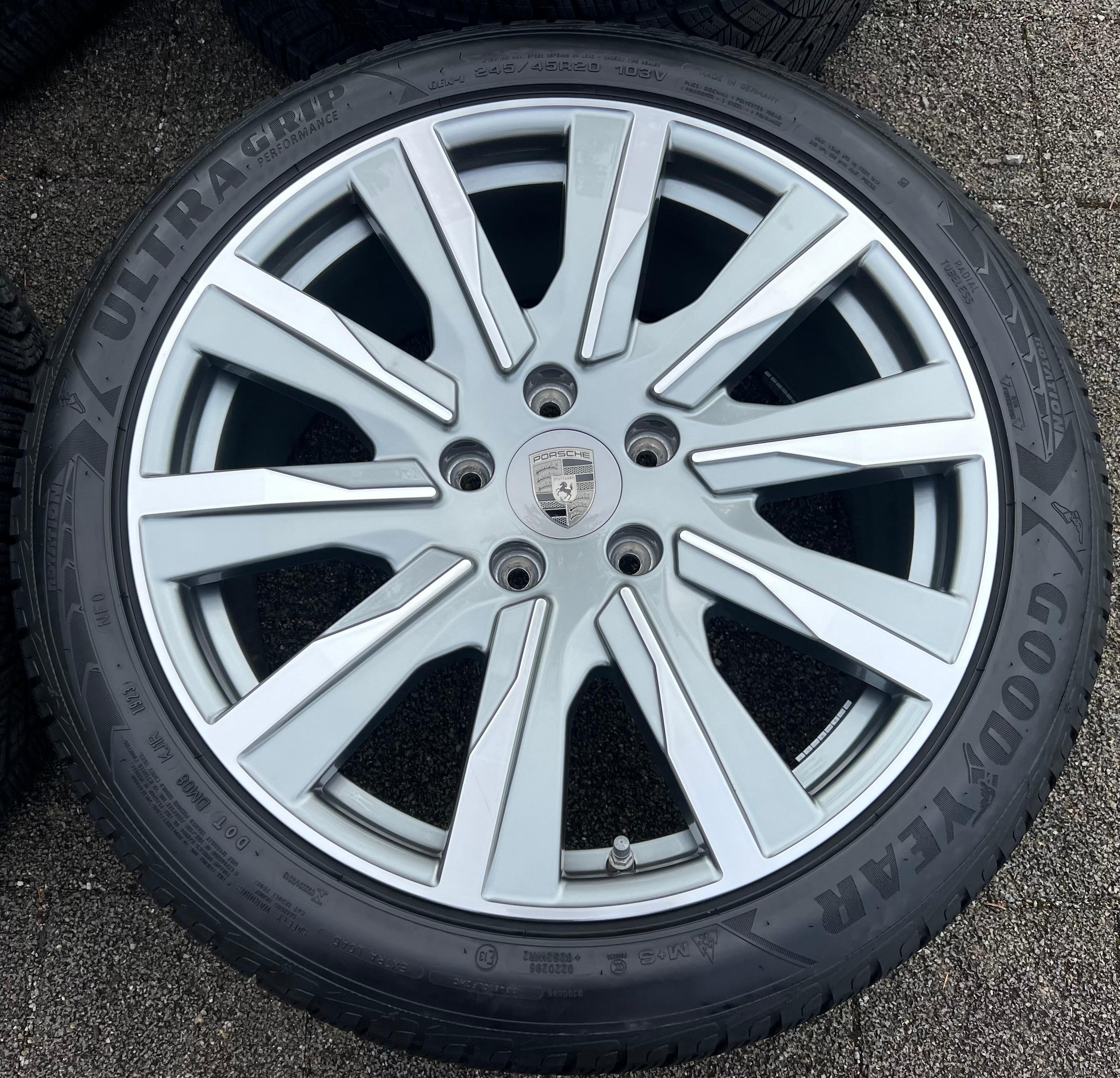 4 LLANTAS DE ALEACIÓN ORIGINALES DE 20" PARA INVIERNO PORSCHE TAYCAN TEQUIPMENT RDKS ENVÍO GRATUITO