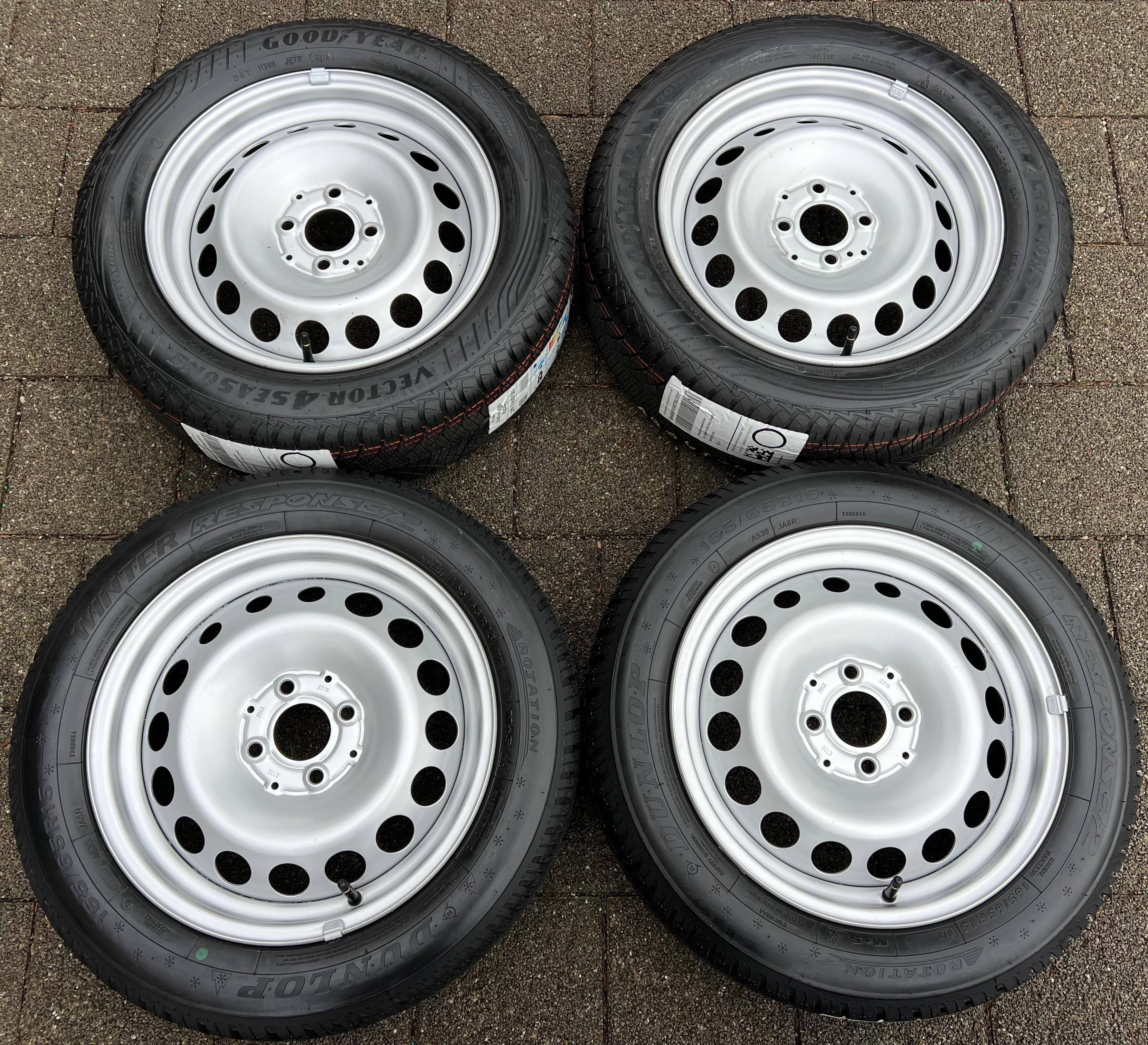 4 FELGEN SMART FORFOUR W453 FORTWO 5x15 ET32 5,5X15 ET42 RDKS FREIHAUS