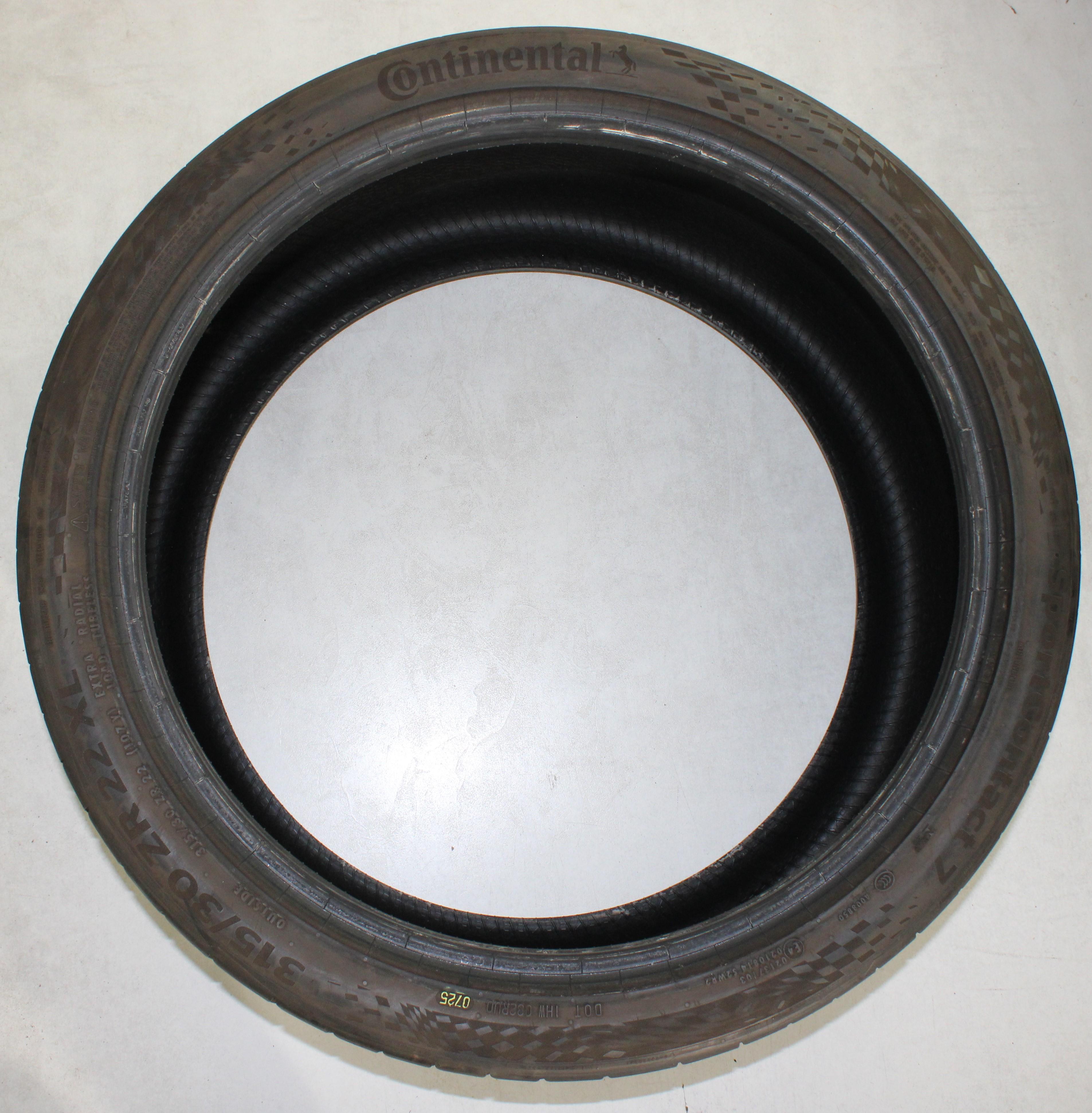 1 x 315/30R22 107Y Sommerreifen Continental Sport Contact 7 5mm 2025 XL