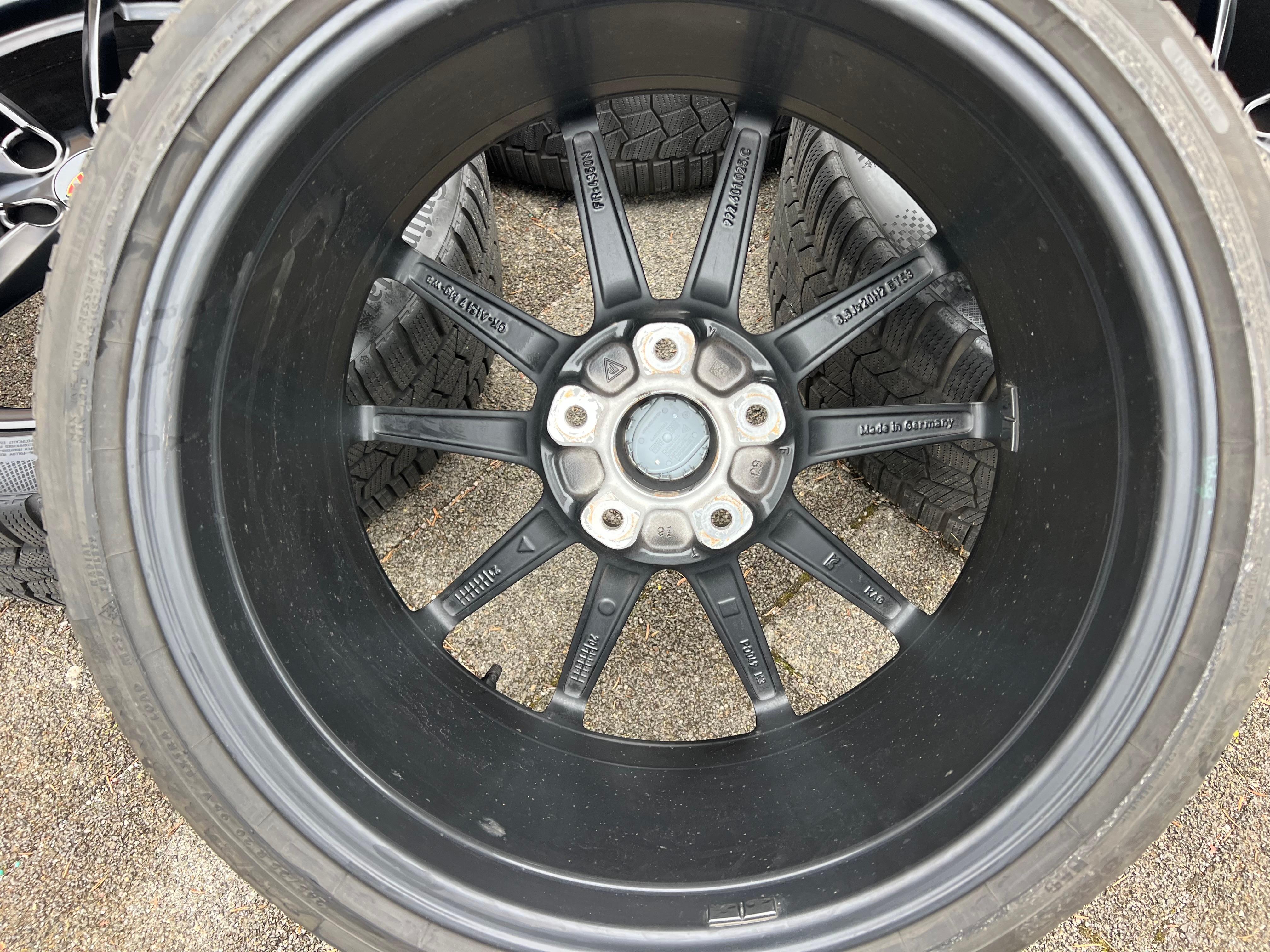 4 ORIGINAL 20" 21" ALU WINTERRÄDER PORSCHE 911 992 992601025C 992601025D SCHWARZ RDKS