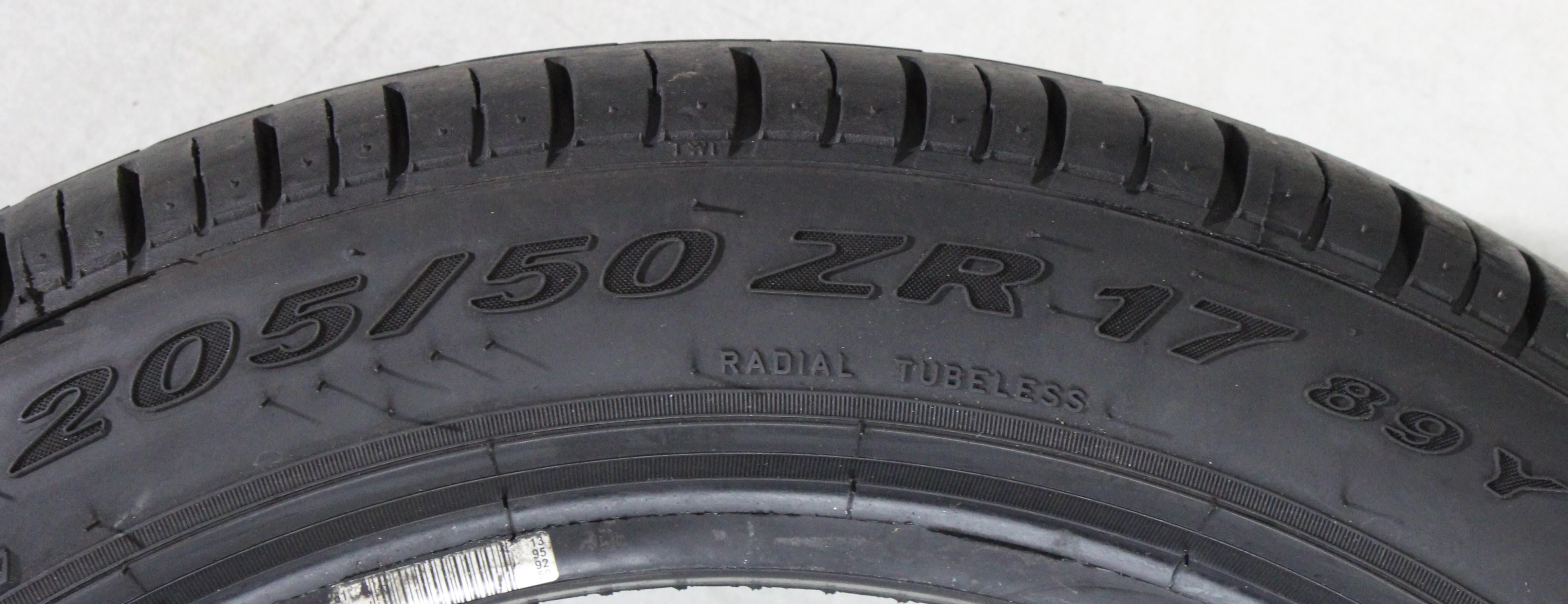 2 x 205/50R17 89Y Sommerreifen Pirelli Pzero Rosso N3 6,5-7mm 2015