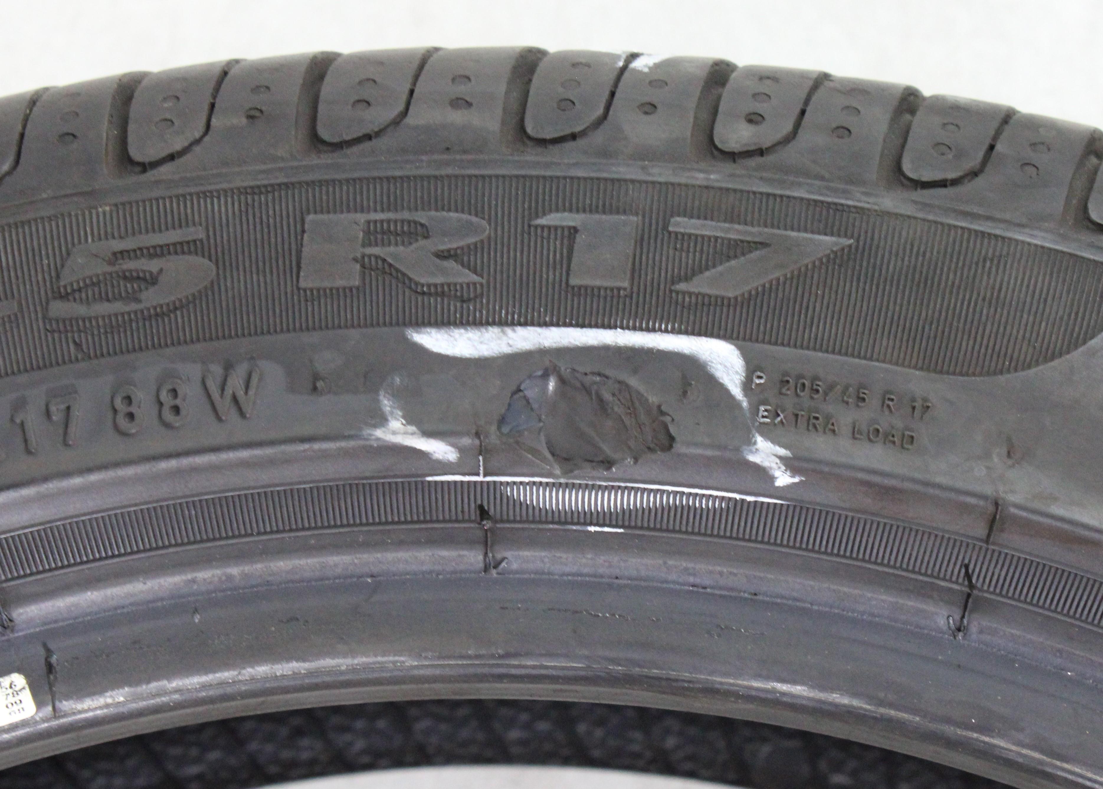 4 x 205/45R17 88W Sommerreifen Pirelli Cinturato P7 * Runflat 2x6-6,5mm/2x7-7,5mm 2019 XL