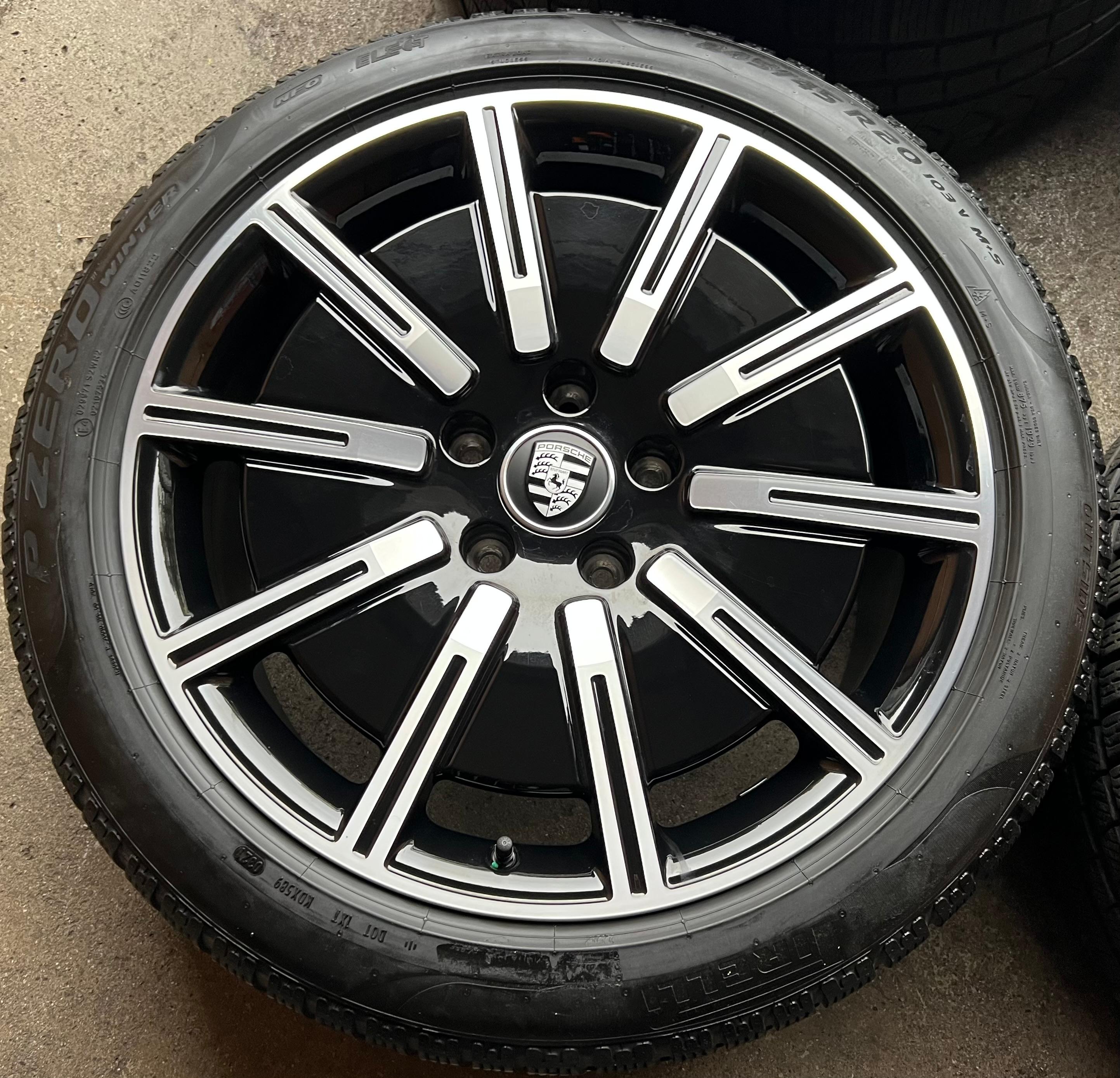 4 ORIGINAL 20" ALU WINTERRÄDER PORSCHE TAYCAN PIRELLI RDKS 2021