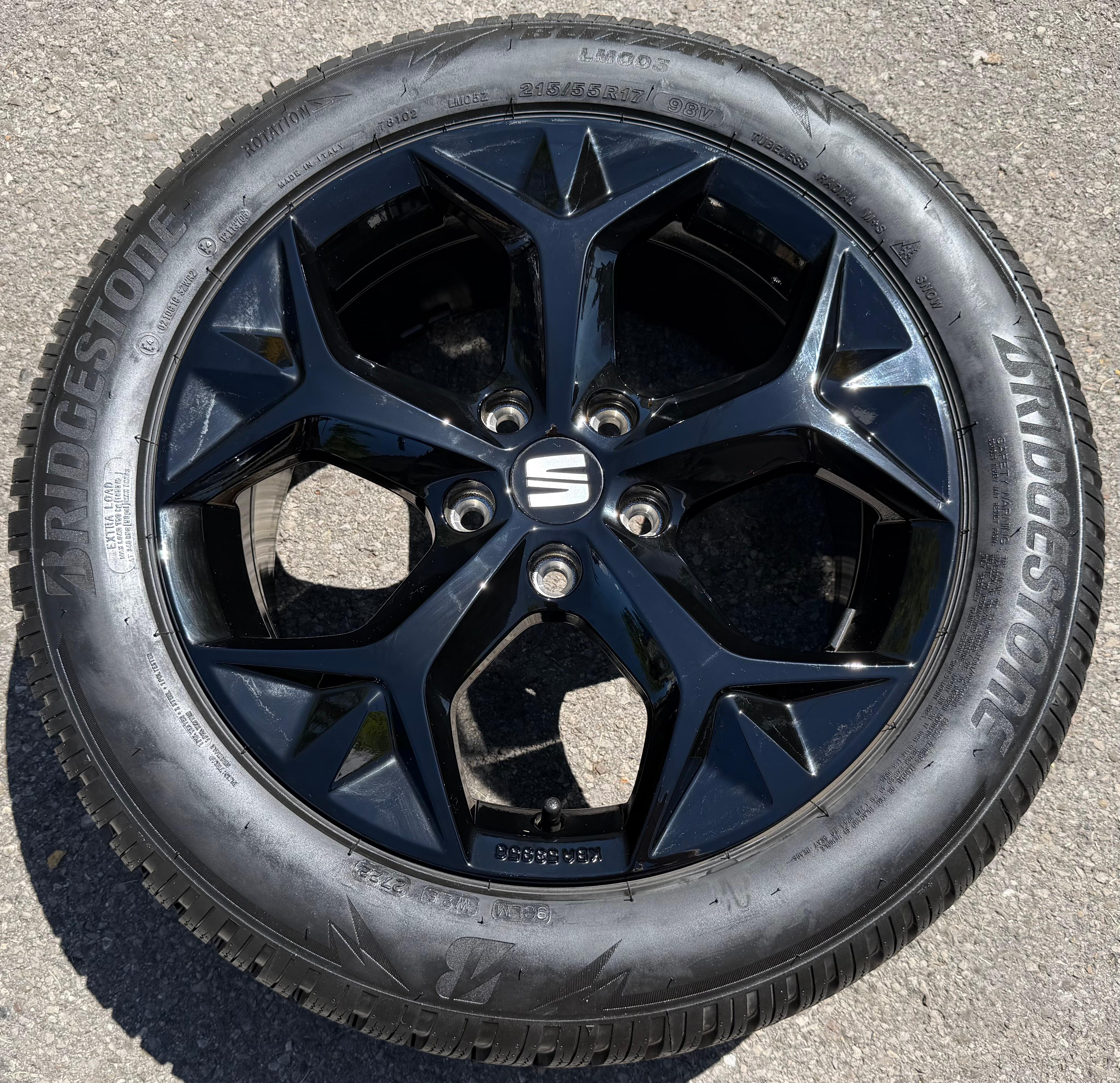 1 X ORIGINAL 17" ALUFELGE SEAT ATECA 5FP 575071497H 7x17 ET45 NEVADA NEU FREIHAUS