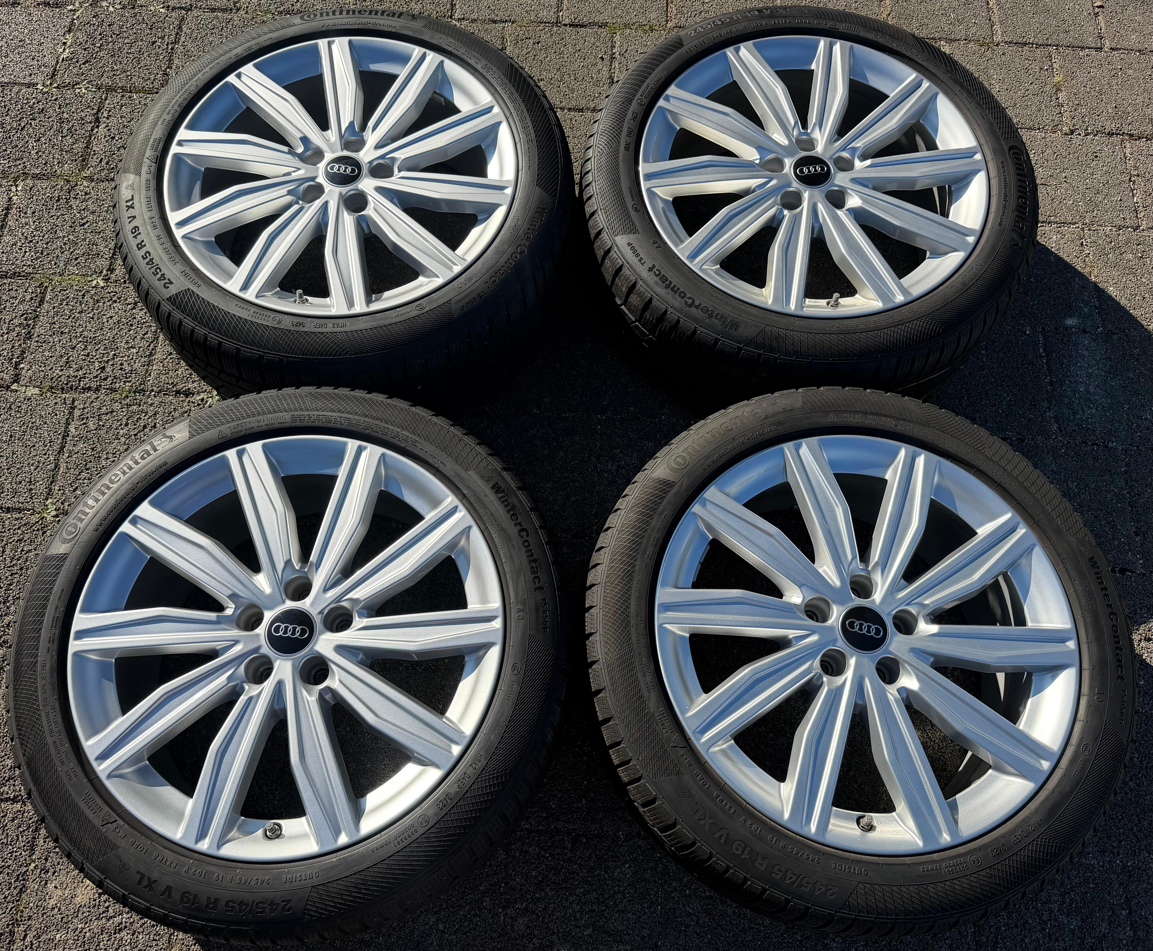 4 Original 19" Alu Winterräder Audi A6 S6 C8 4K F2 4K0601025DS 245/45R19 102V 2023 RDKS