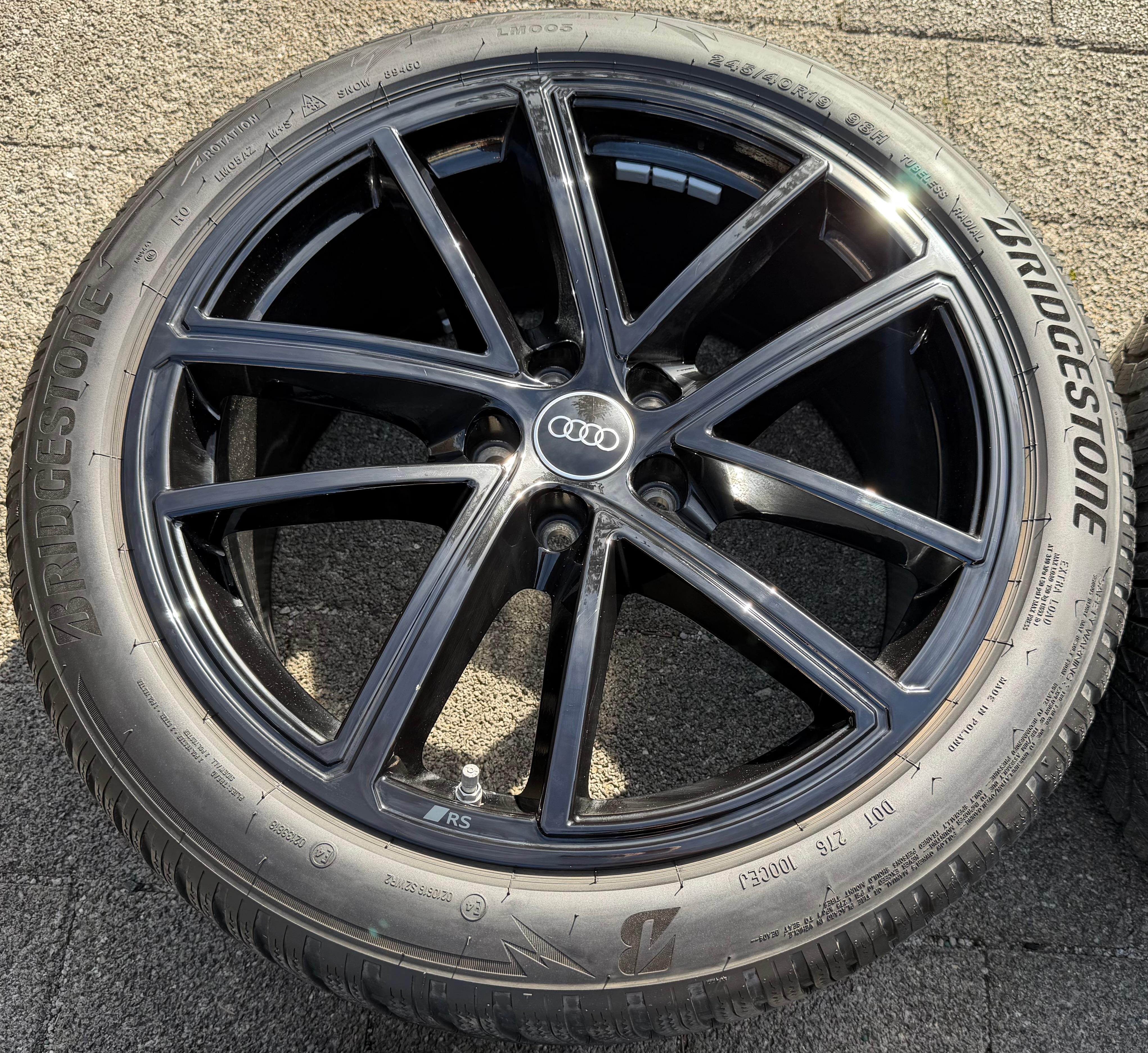 4 ORIGINAL 19" ALU WINTERRÄDER AUDI A5 S5 F2 B10 8B3601025BA 245/40R19 98H 2024
