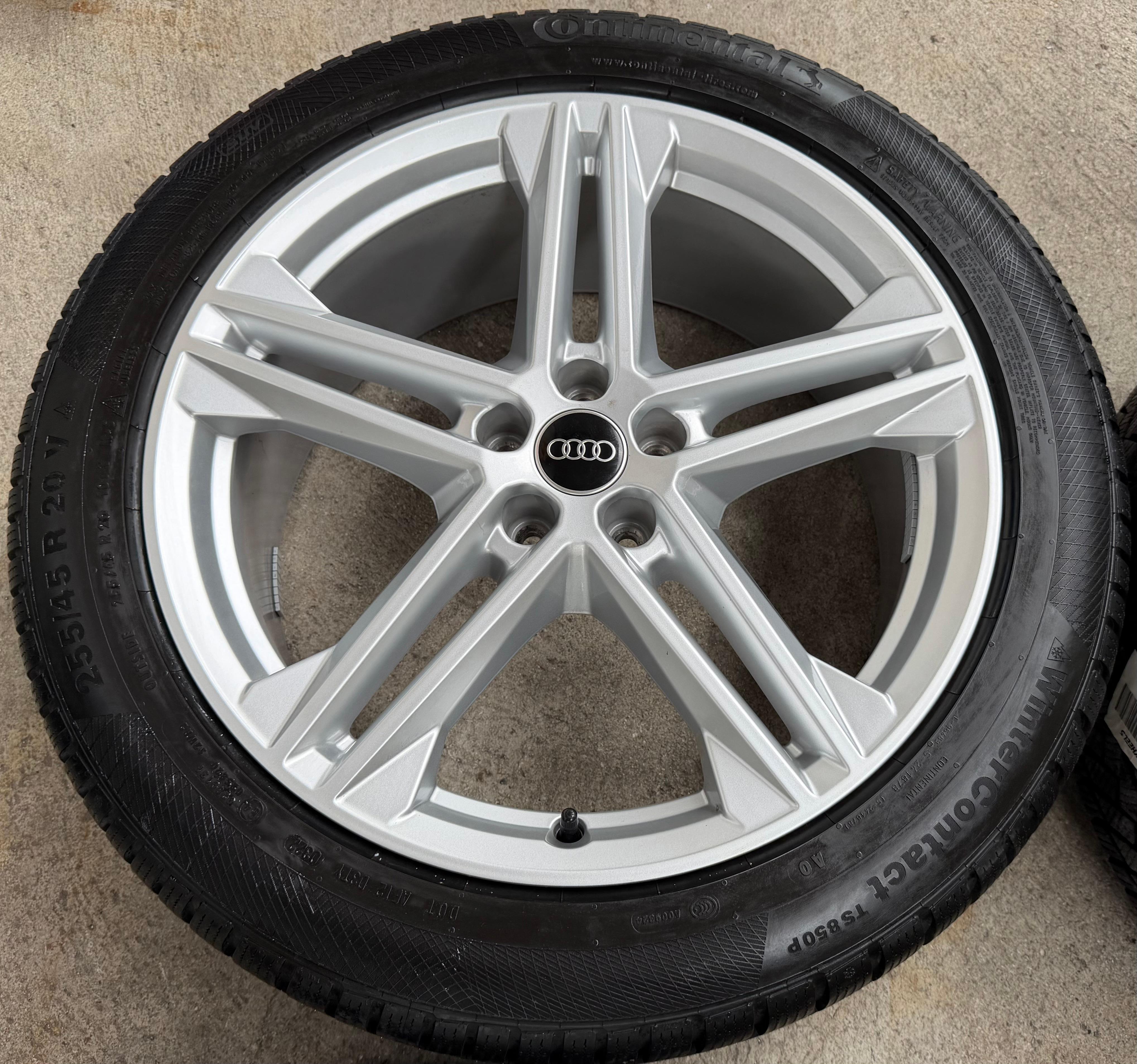 4 Original 20" Alu Winterräder Audi Q5 SQ5 FY 80A601025N 255/45R20 101V DOT 2022