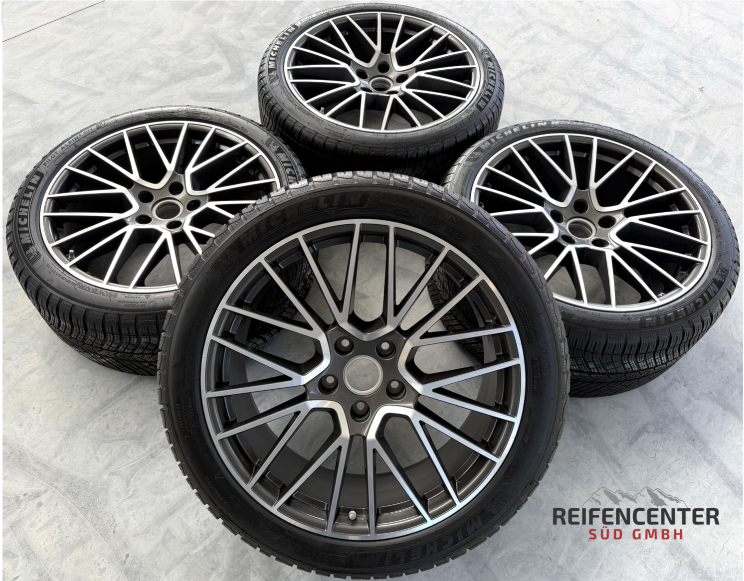4 Original 21" Alu Winterräder Porsche Cayenne 9YA Michelin RDKS 9Y0601025BF 9Y3601025AC