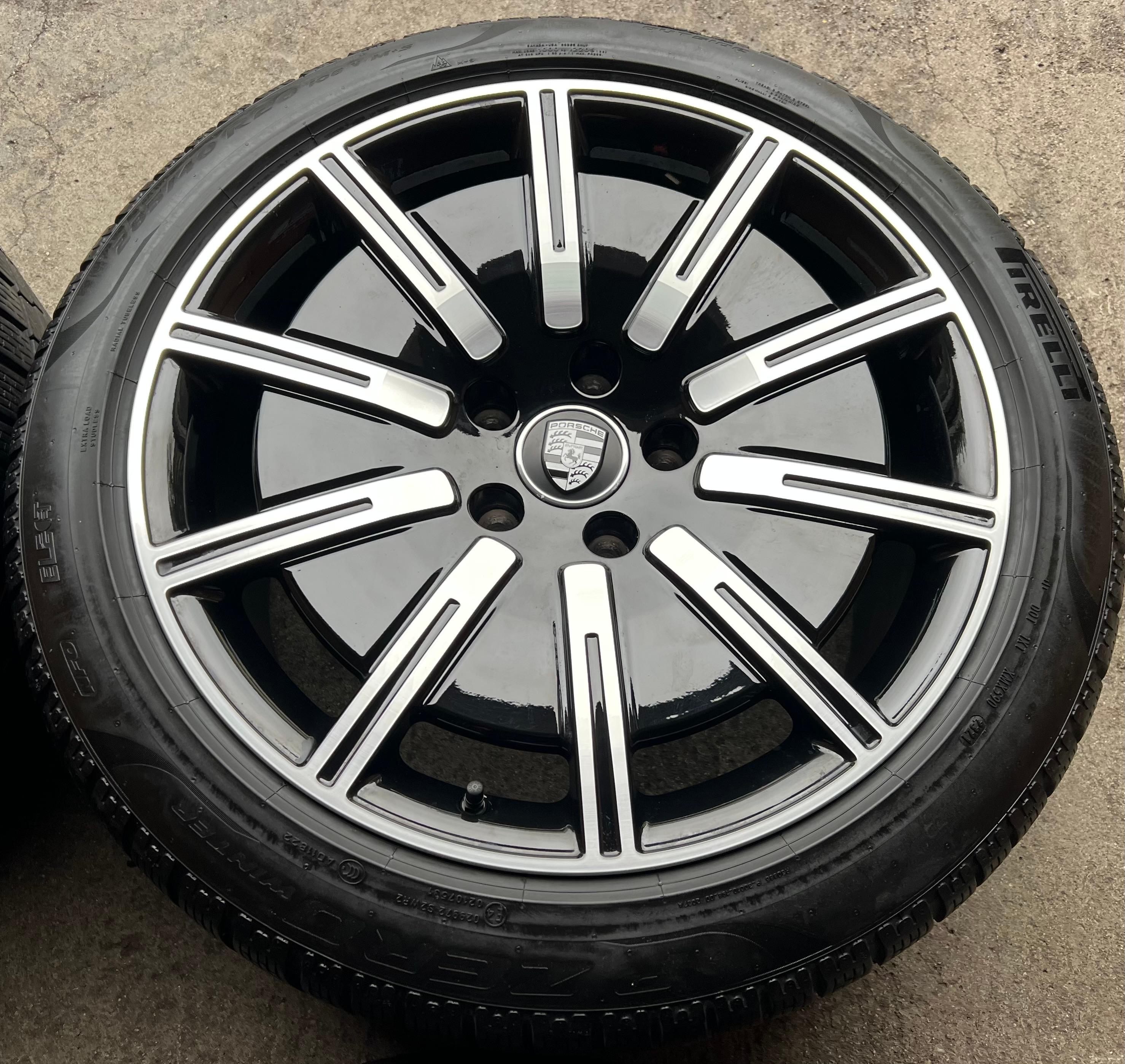 4 ORIGINAL 20" ALU WINTERRÄDER PORSCHE TAYCAN PIRELLI RDKS 2021